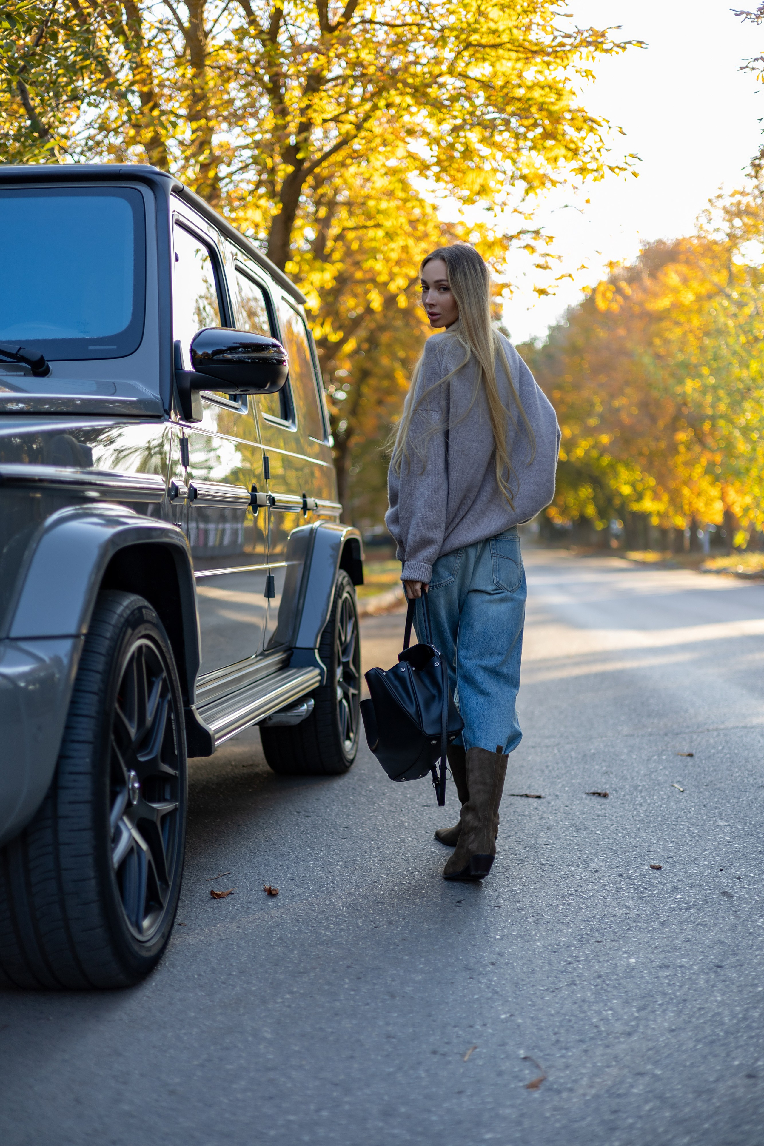 Съемки на улице. Анна Злищева