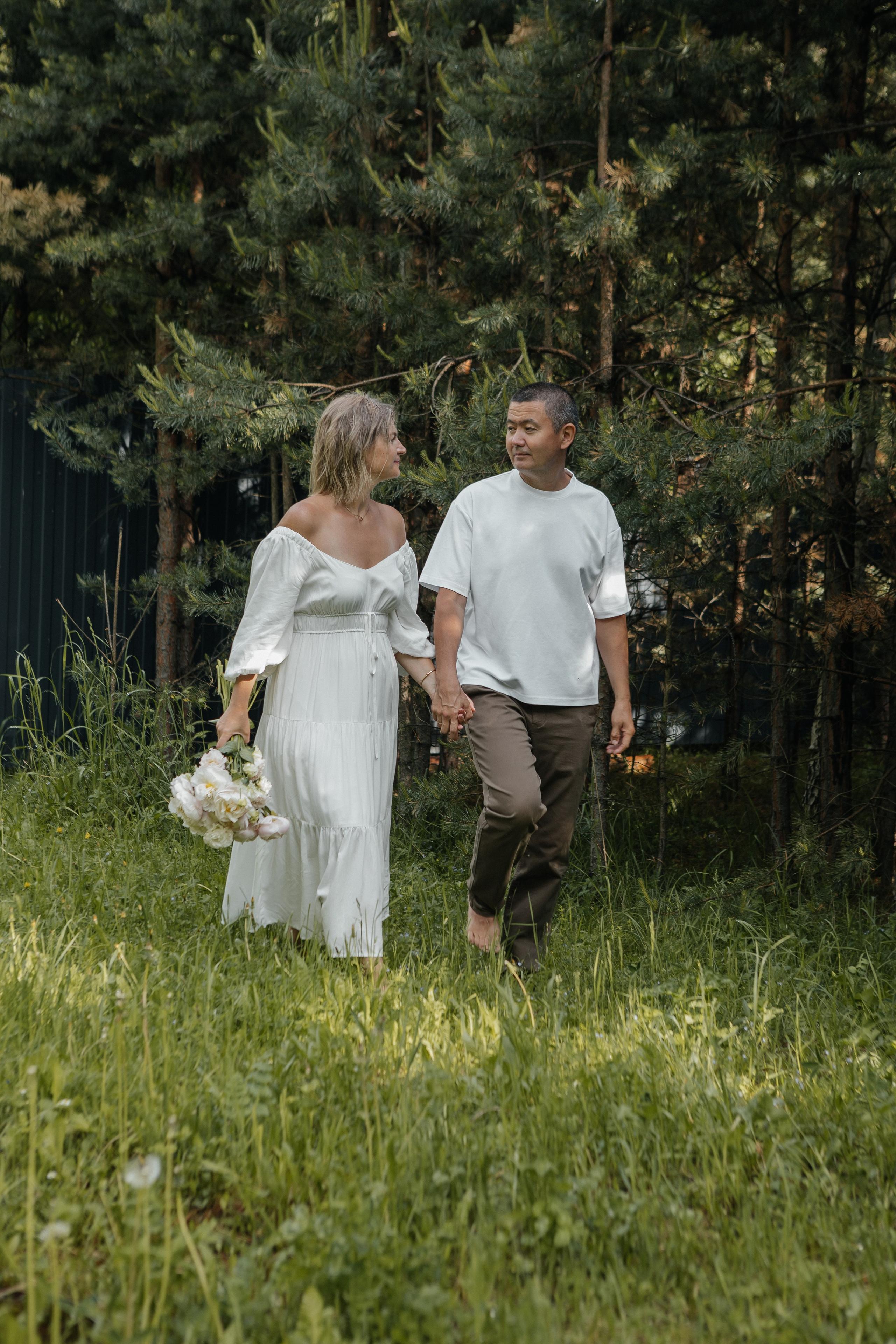 Загородная семейная съёмка 20 лет в браке. Свадебный и семейный фотограф Ибрагимова Мария из Екатеринбурга