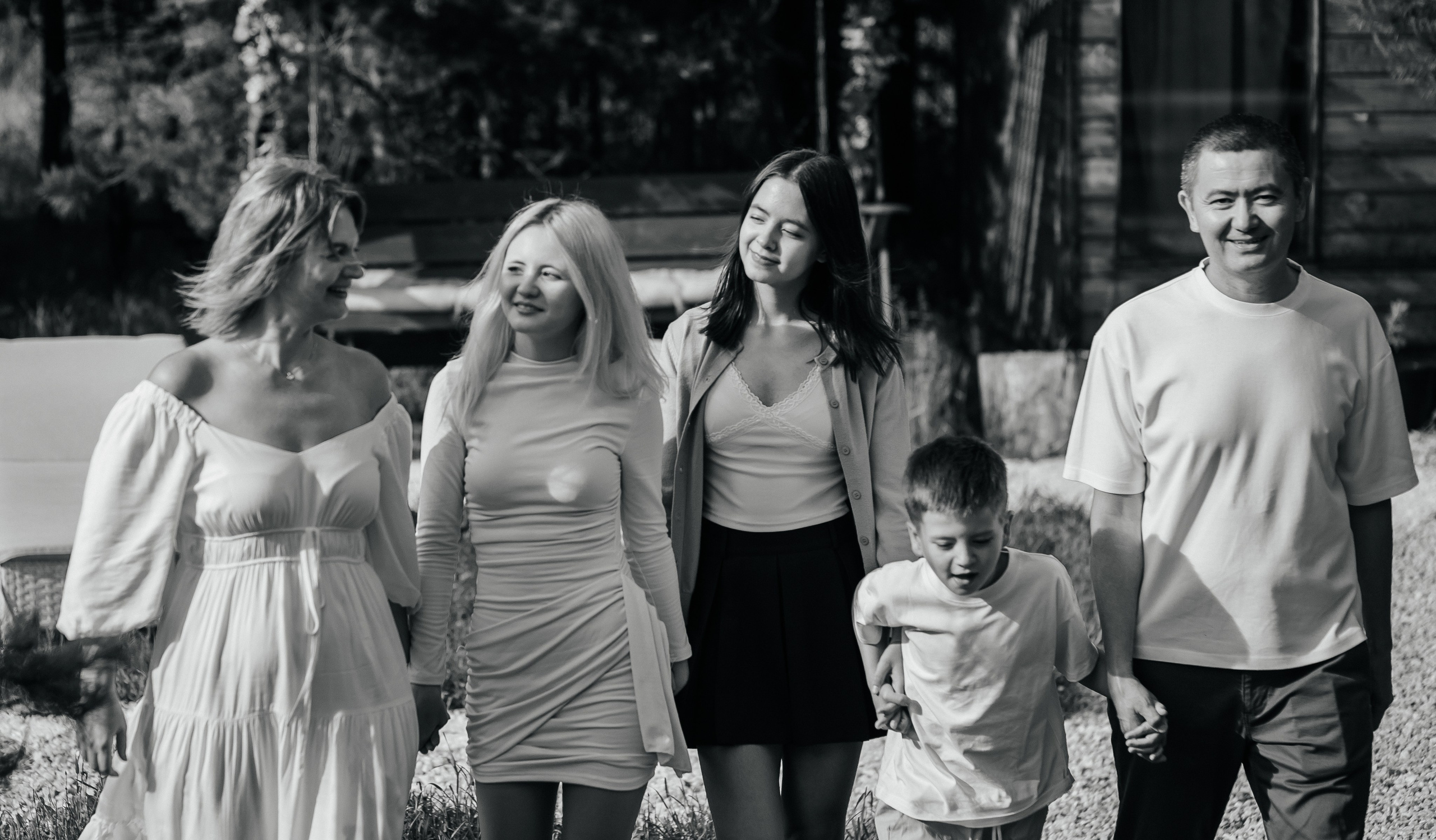 Загородная семейная съёмка 20 лет в браке. Свадебный и семейный фотограф Ибрагимова Мария из Екатеринбурга