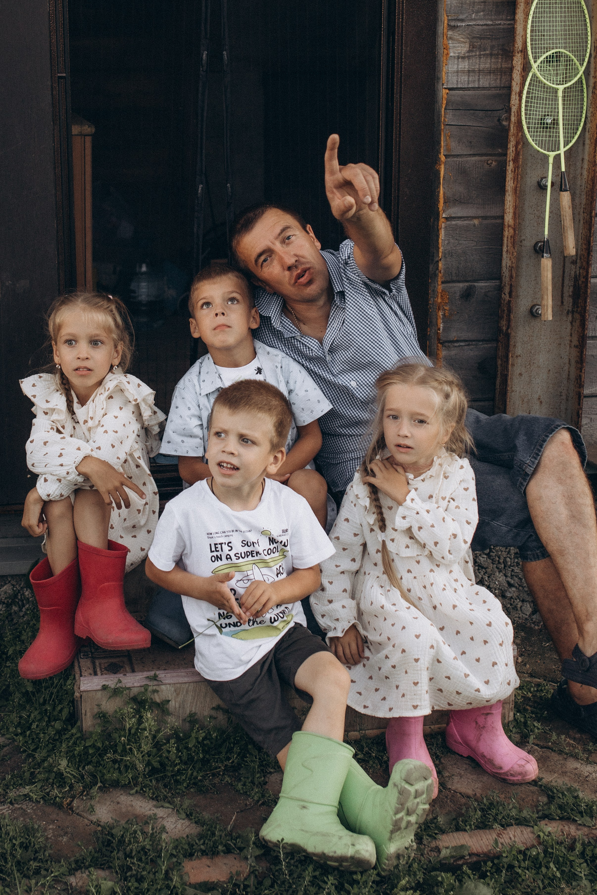 Папа и дети. Семейный фотограф lifestyle в Новосибирске Елена Шпилевая