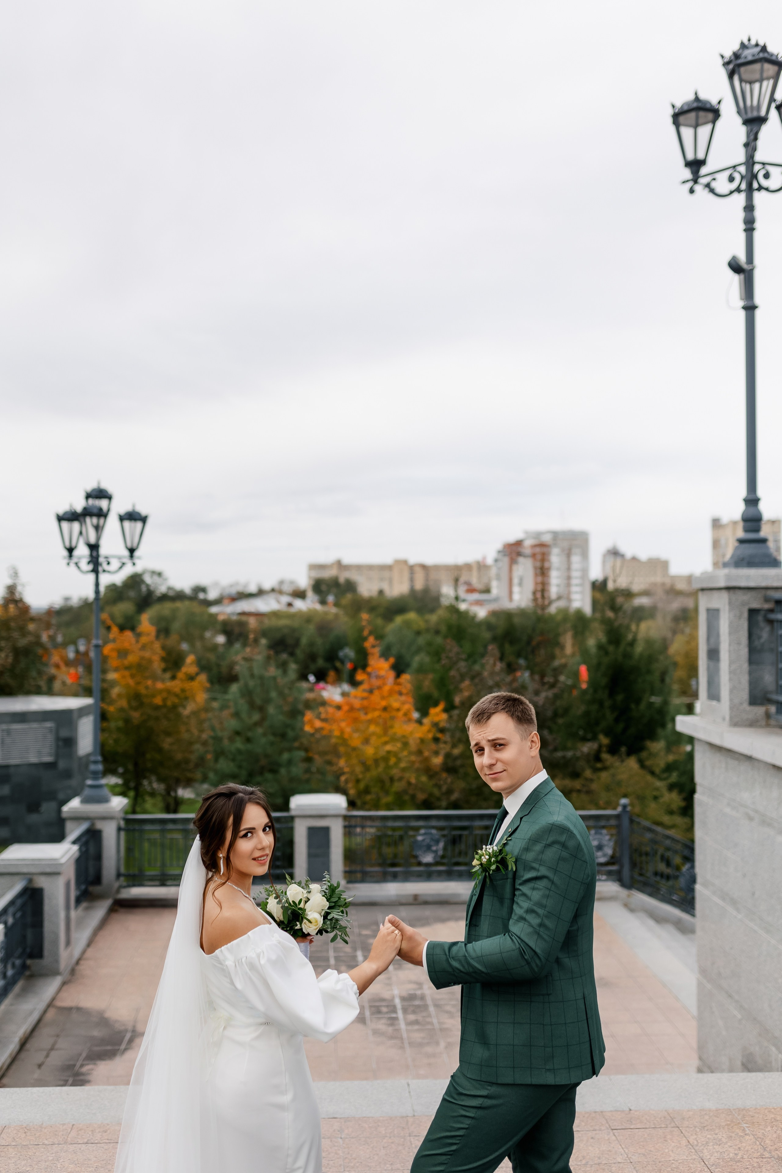 Олег и Юлия. Свадебная прогулка. Свадебный фотограф в Хабаровске
