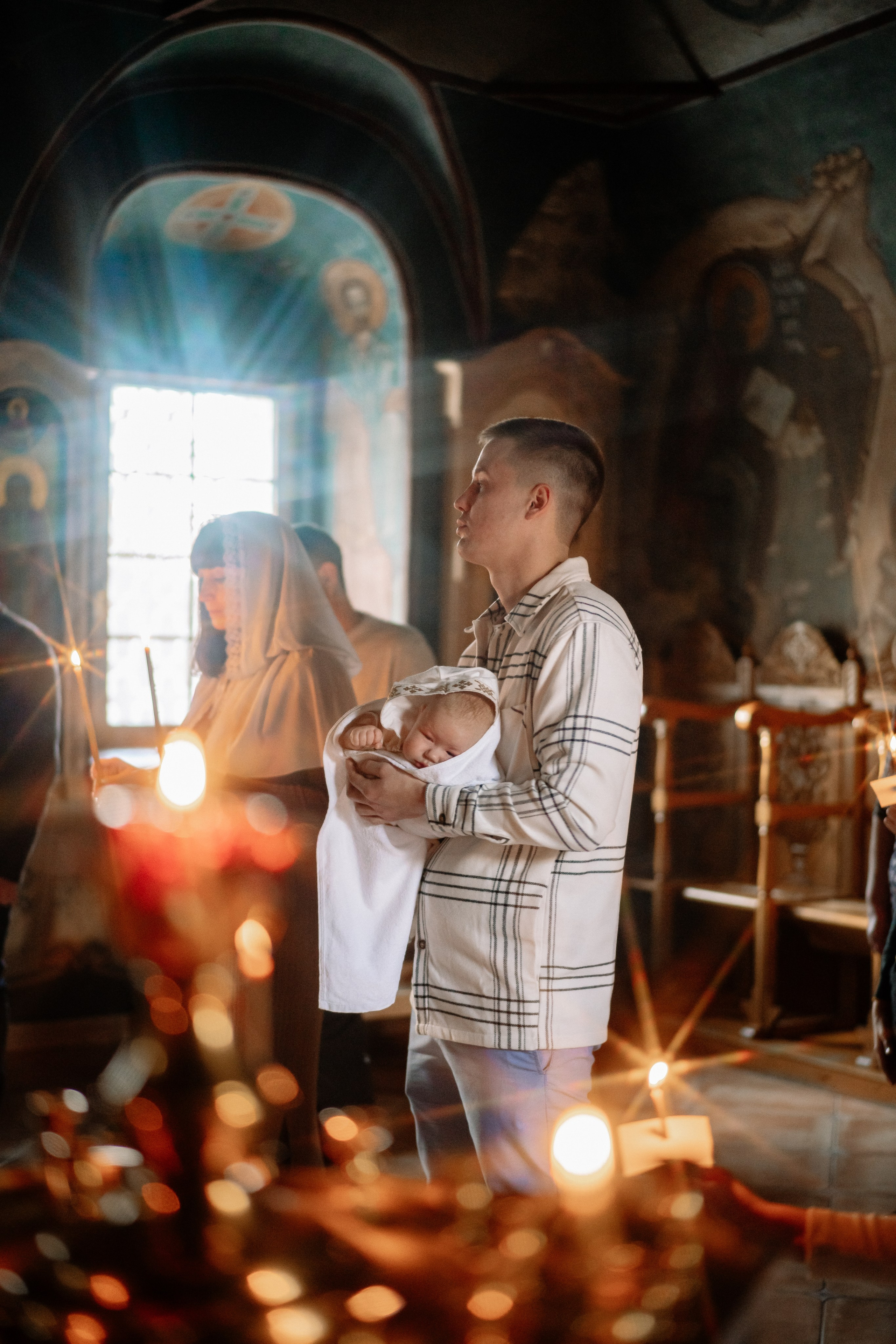 Крещение Максима. Семейный фотограф Одинцово Москва Наталия Черенкова
