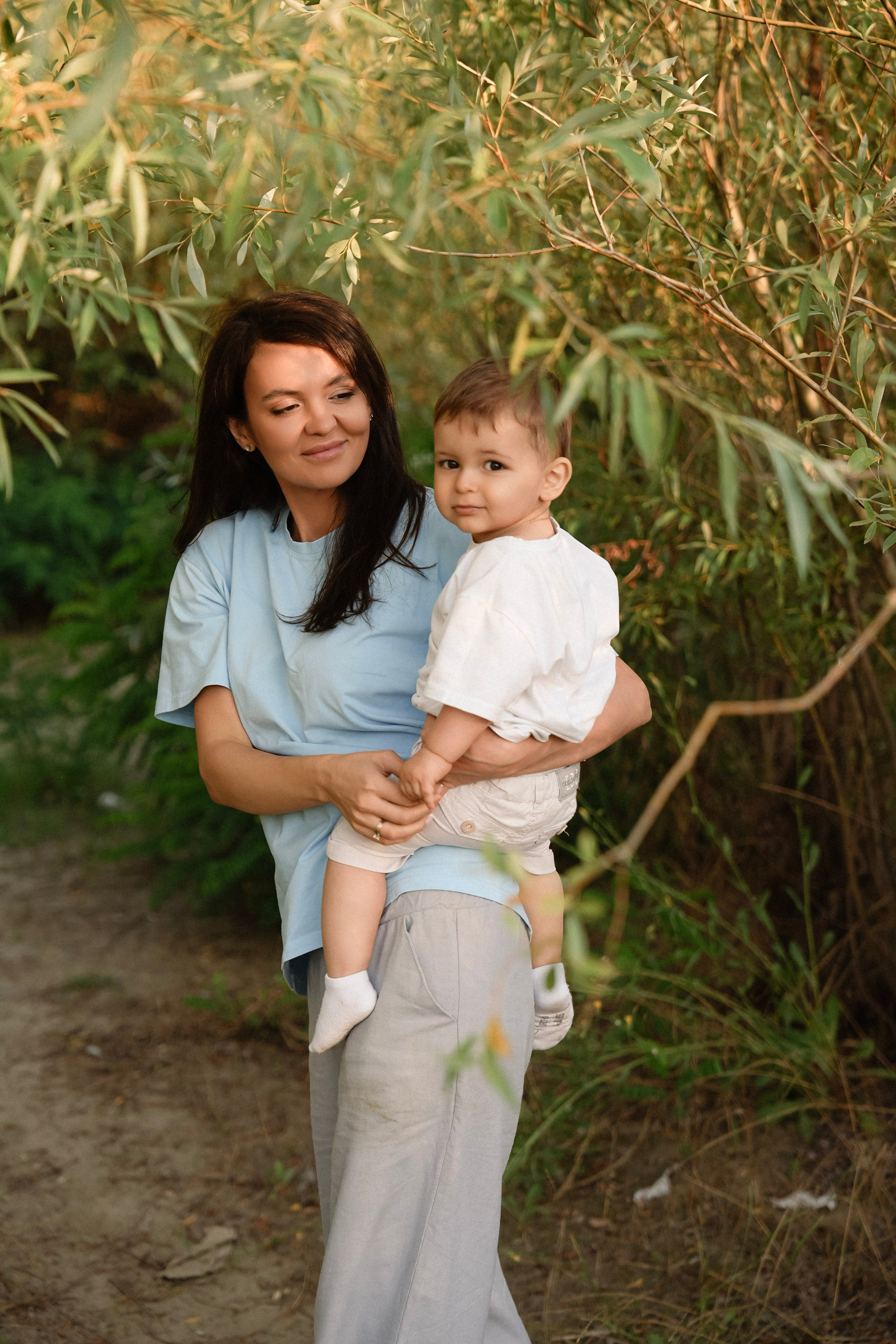 Семейная съёмка на закате. Фотограф с психологическим образованием