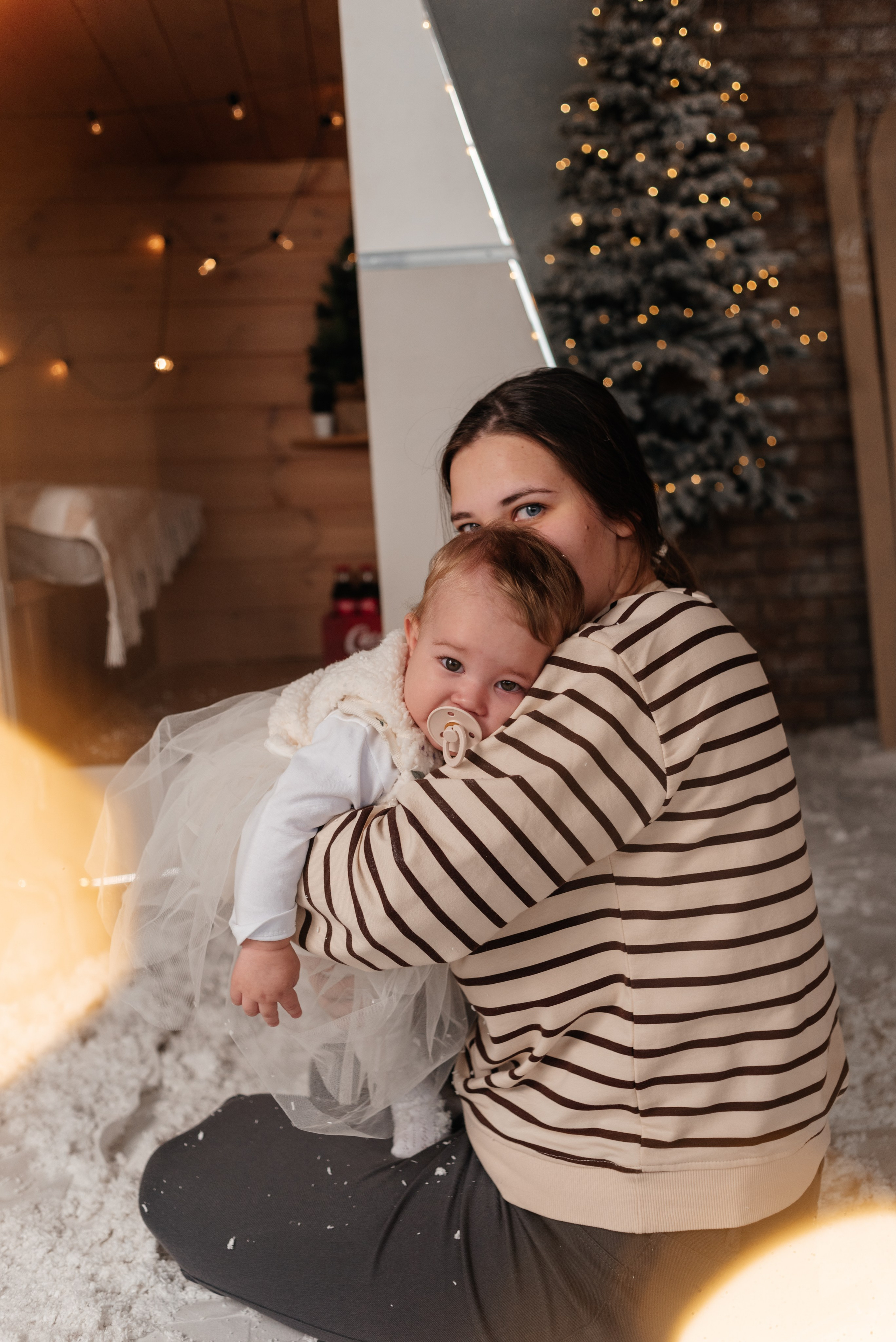 Даяна в новогодней сказке. Семейный и женский фотограф в Новосибирске
