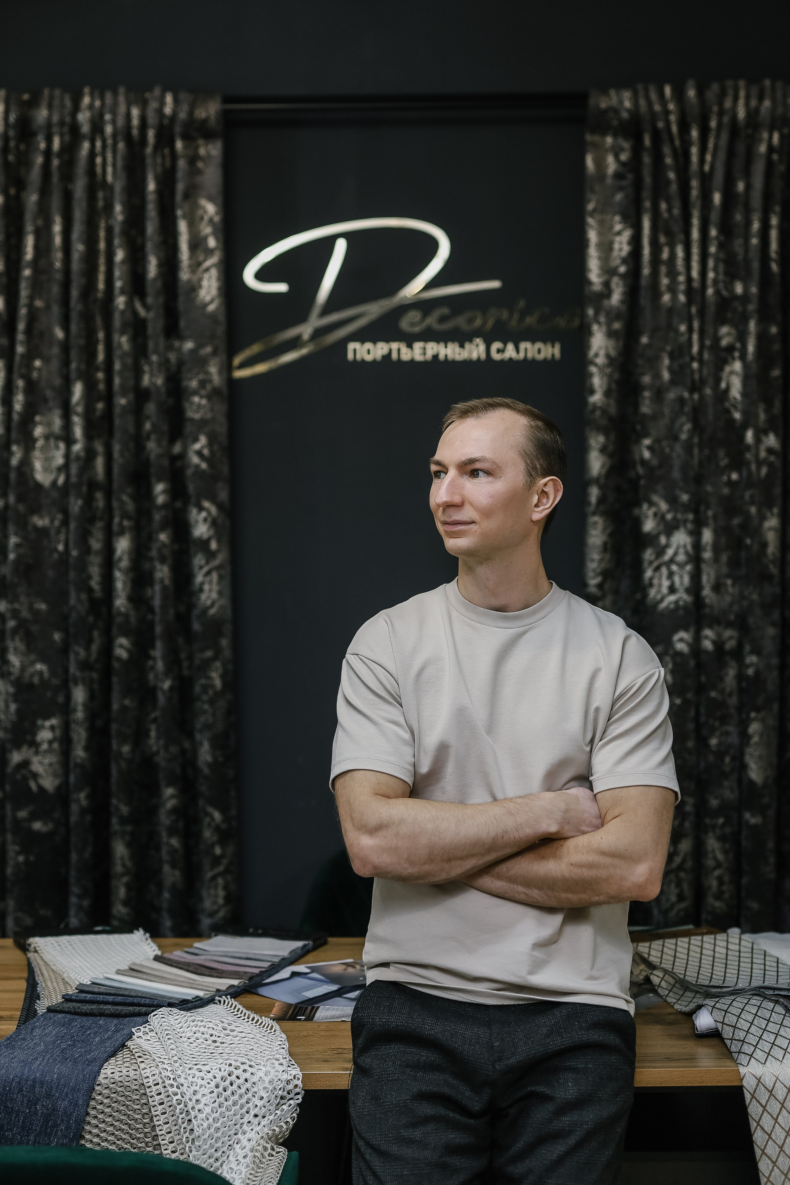 Портьерный салон Декорика. Фотопродакшн продающего контента