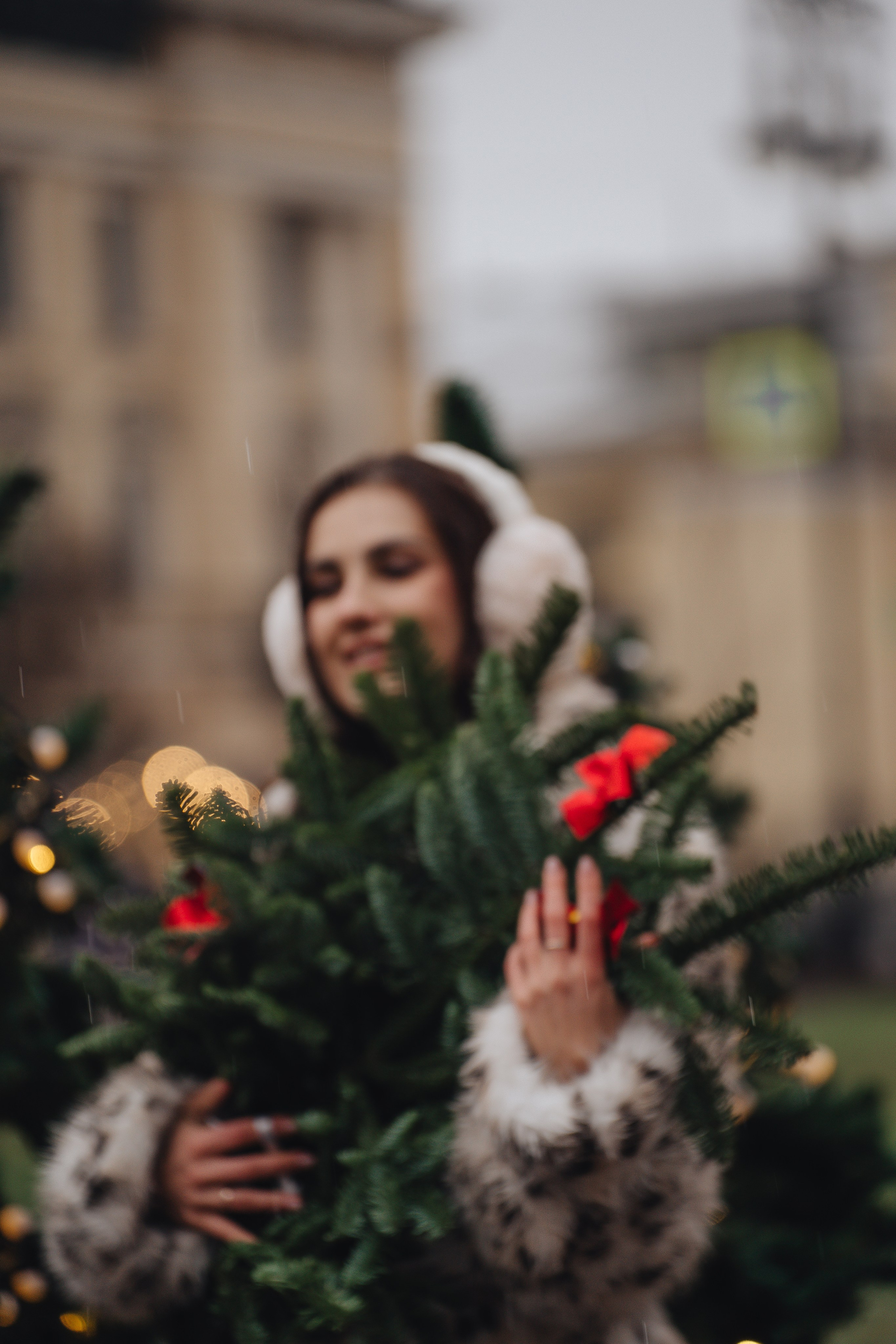 ПРОГУЛКА НА МАНЕЖНОЙ ПЛОЩАДИ ДЛЯ ДЕВУШКИ ПЕРЕД НОВЫМ ГОДОМ (НОВОГОДНЯЯ ФОТОСЕССИИЯ НА МАНЕЖНОЙ ПЛОЩАДИ). Профессиональный фотограф, Санкт-Петербург — Виктория Богомолова