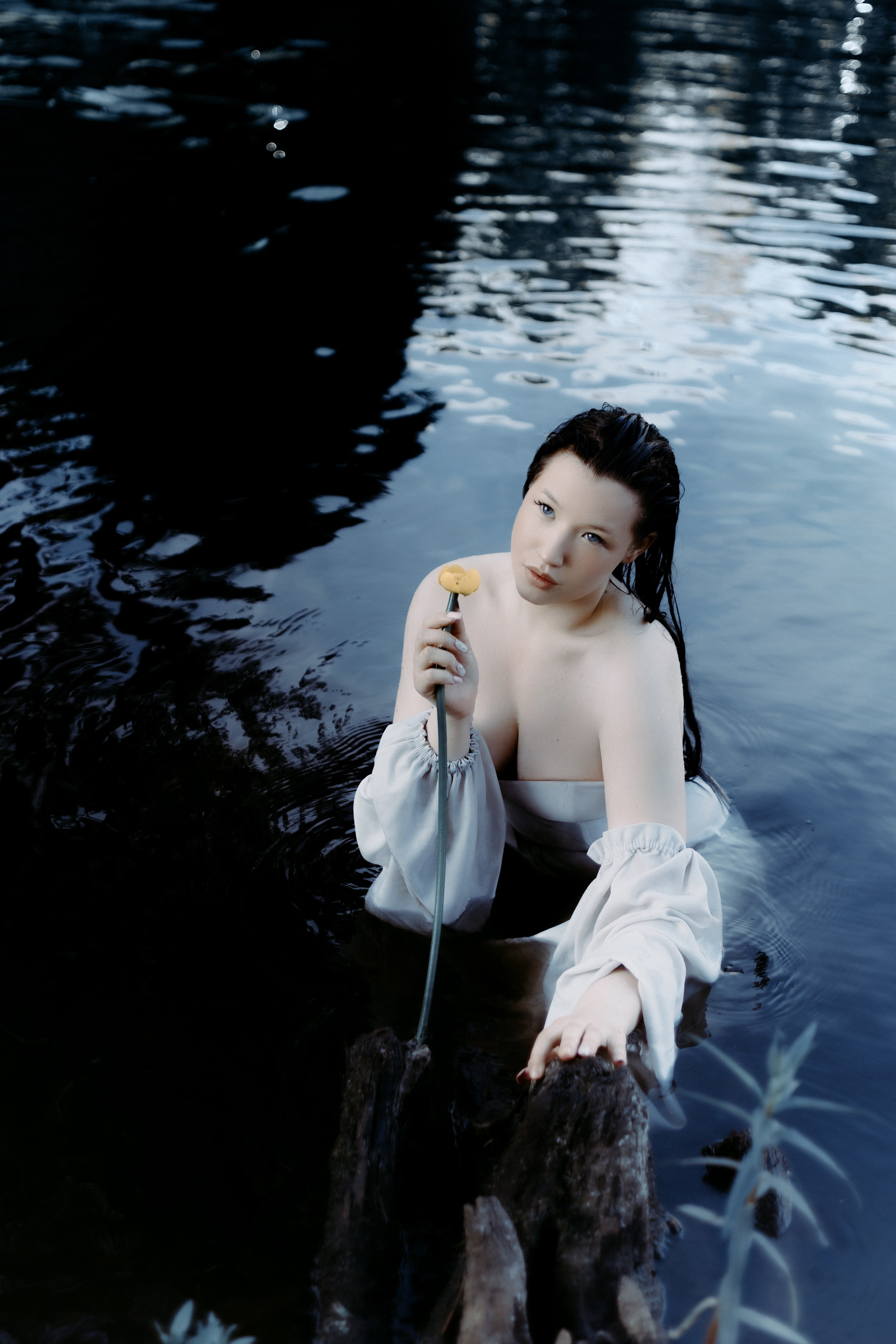 В пруду. Свадебный и портретный фотограф в Санкт-Петербурге Анна Демьянова