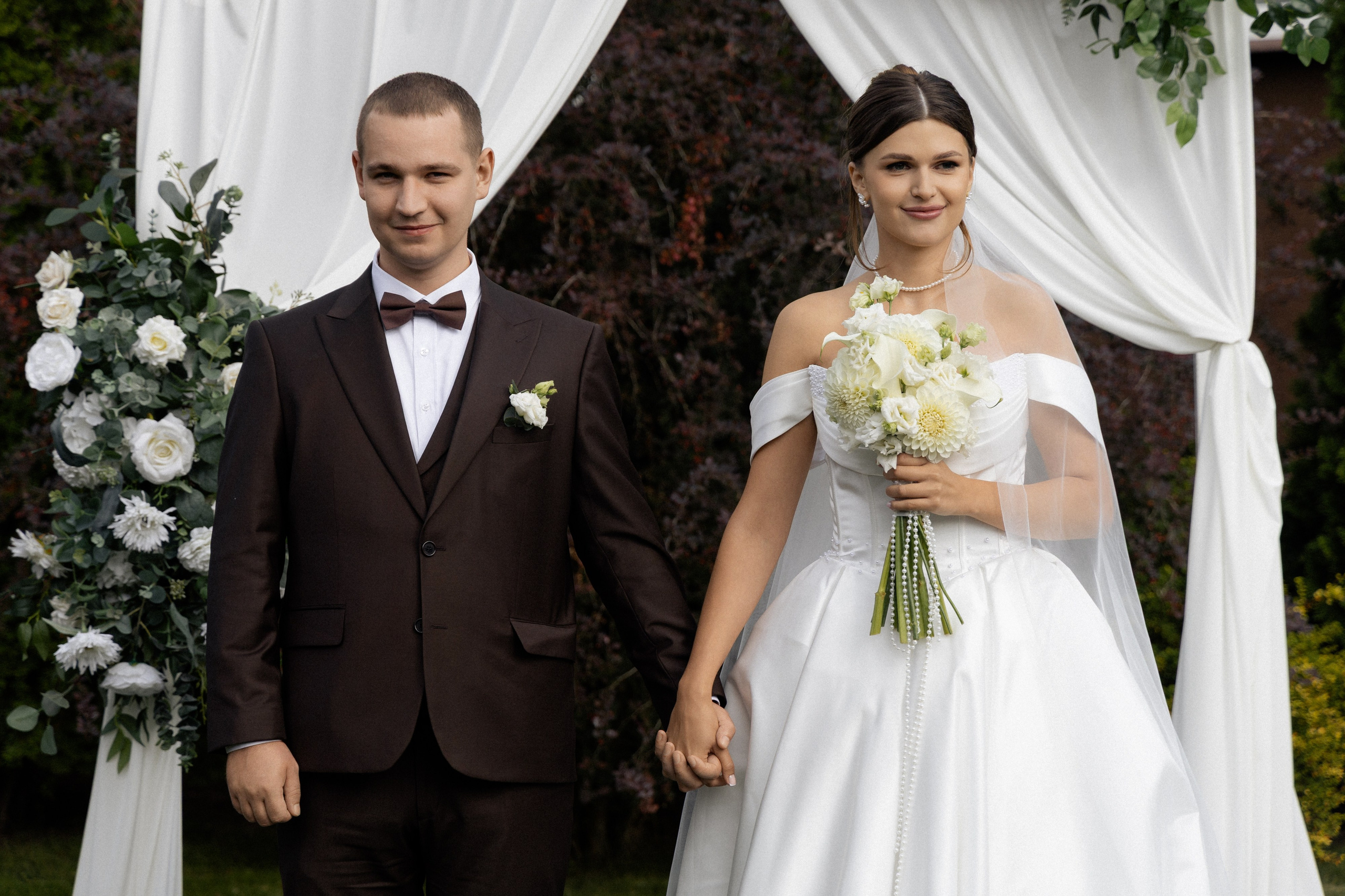 Свадебная фотосессия Анастасии и Игоря в Усадьбе Легенда. Свадебный фотограф в Минске/Беларуси Сергей Спиридонов