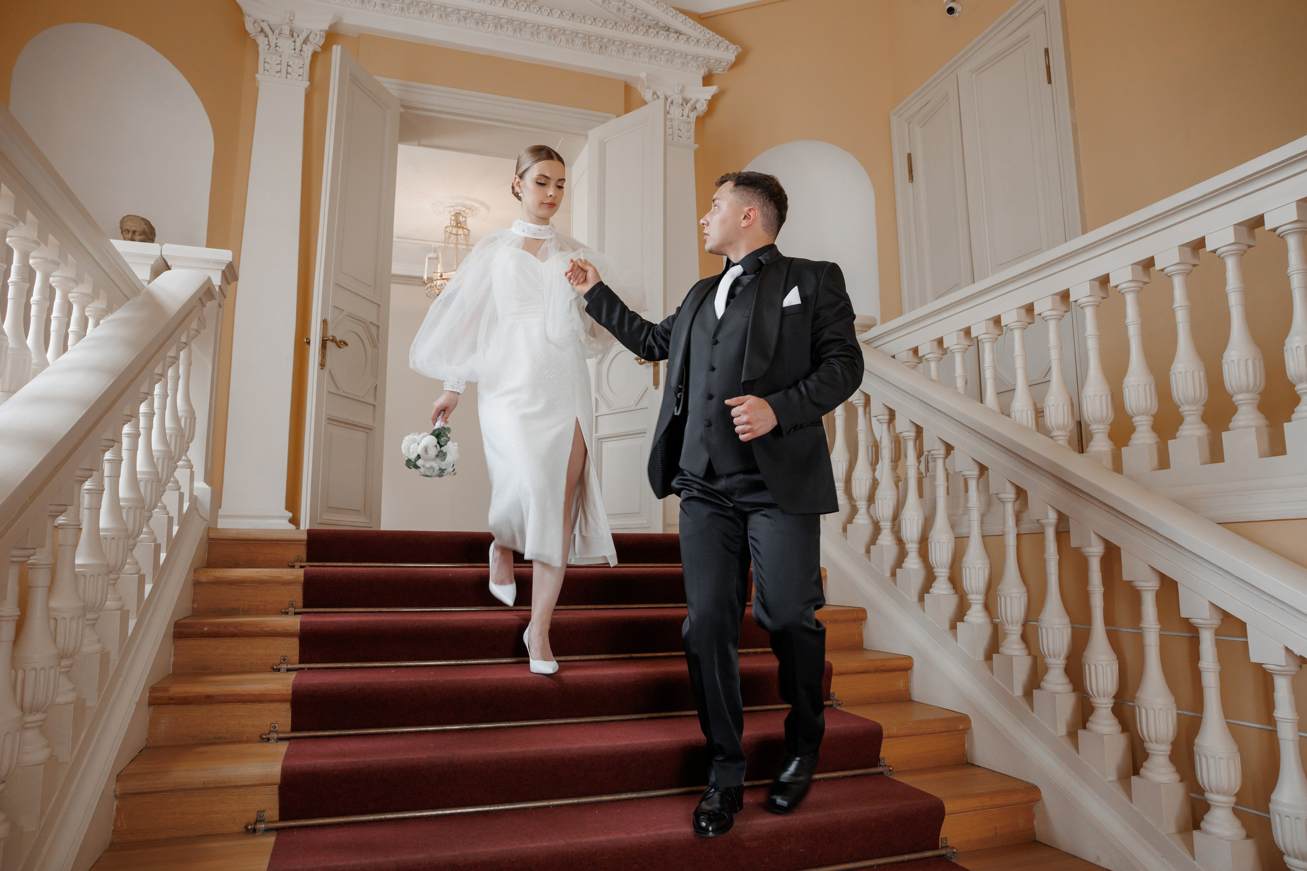 Анна и Сергей, Особняк Муравьевых-Апостолов, прогулка по ВДНХ, ресторан «Домик в саду». Свадебный и репортажный фотограф (Москва, Королев и другие)