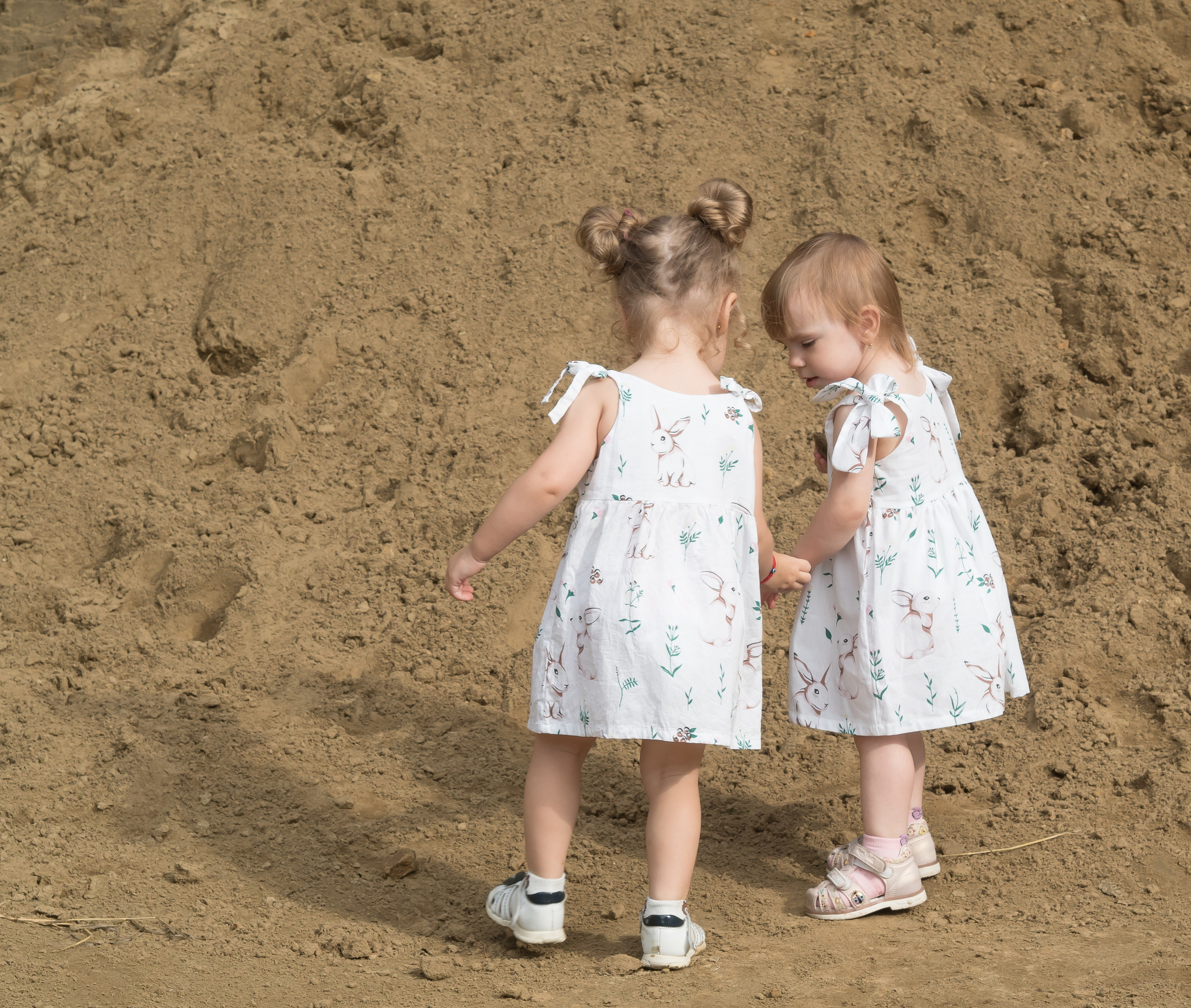 С подружкой в деревушке. Семейный детский фотограф в Красноярске Скачкова Юлия