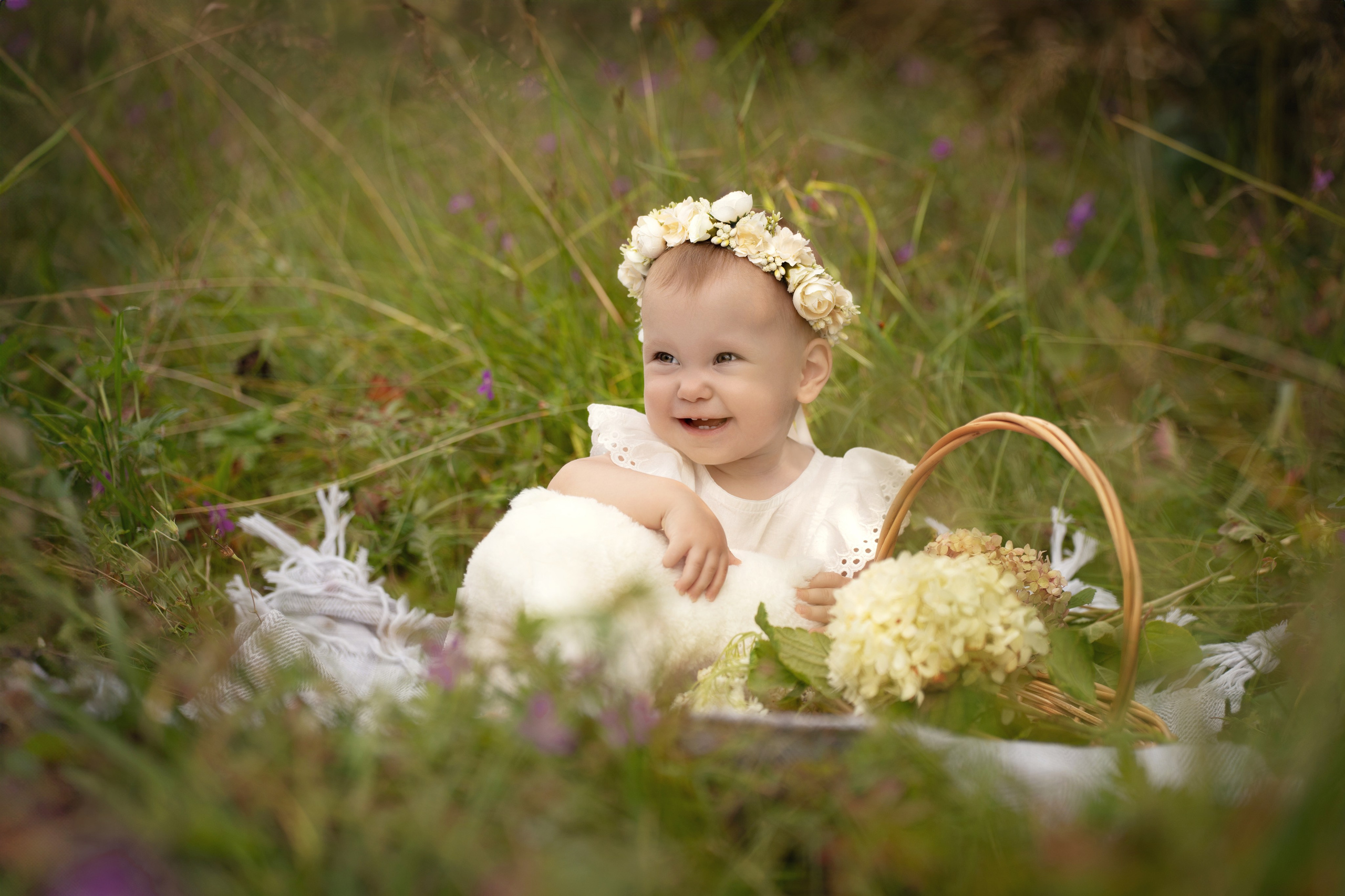 Фотосессия на годик в парке.