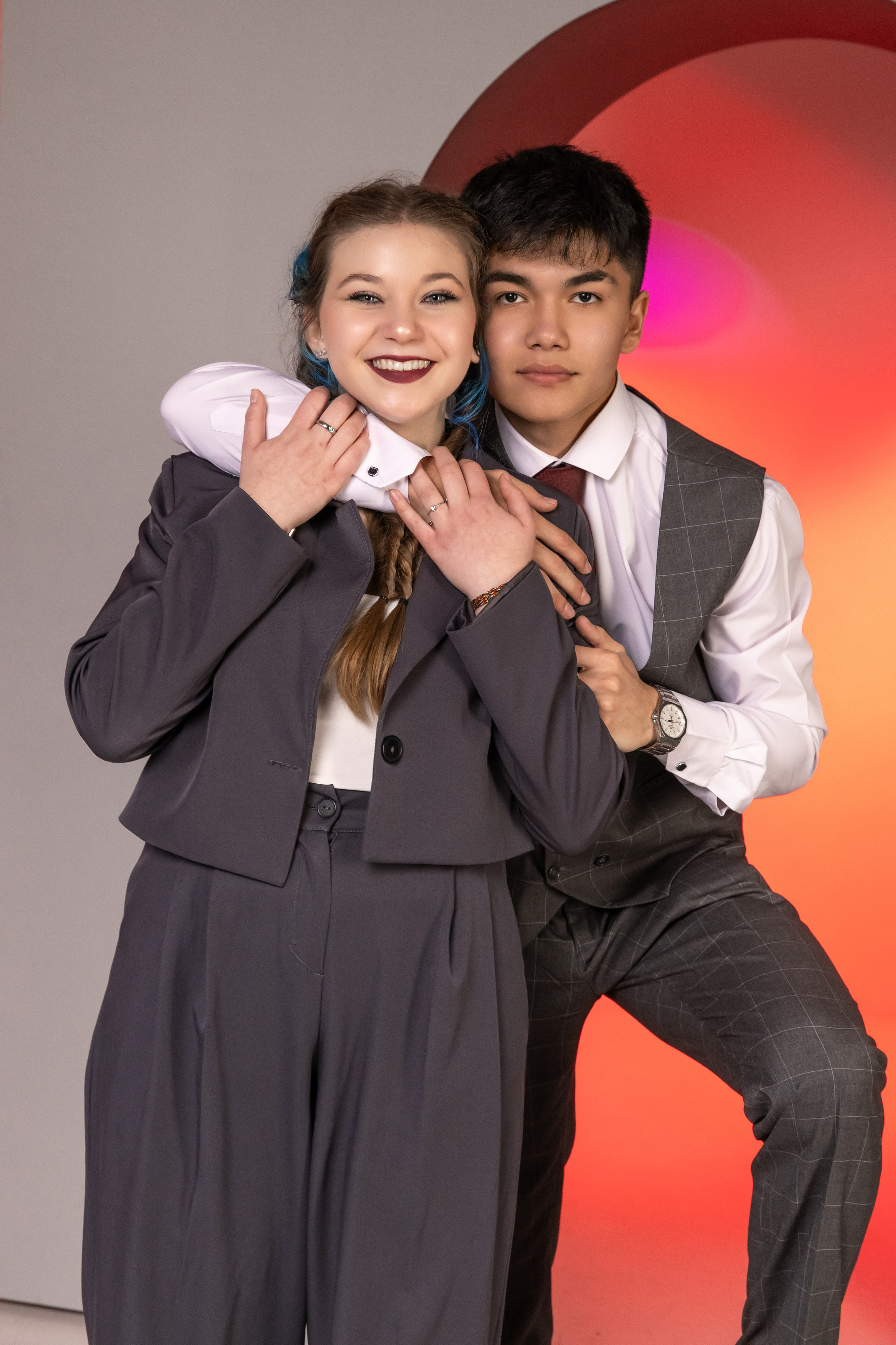 Фотосессия с цветным светом. Выпускные альбомы Евгении Виноградовой г. Липецк