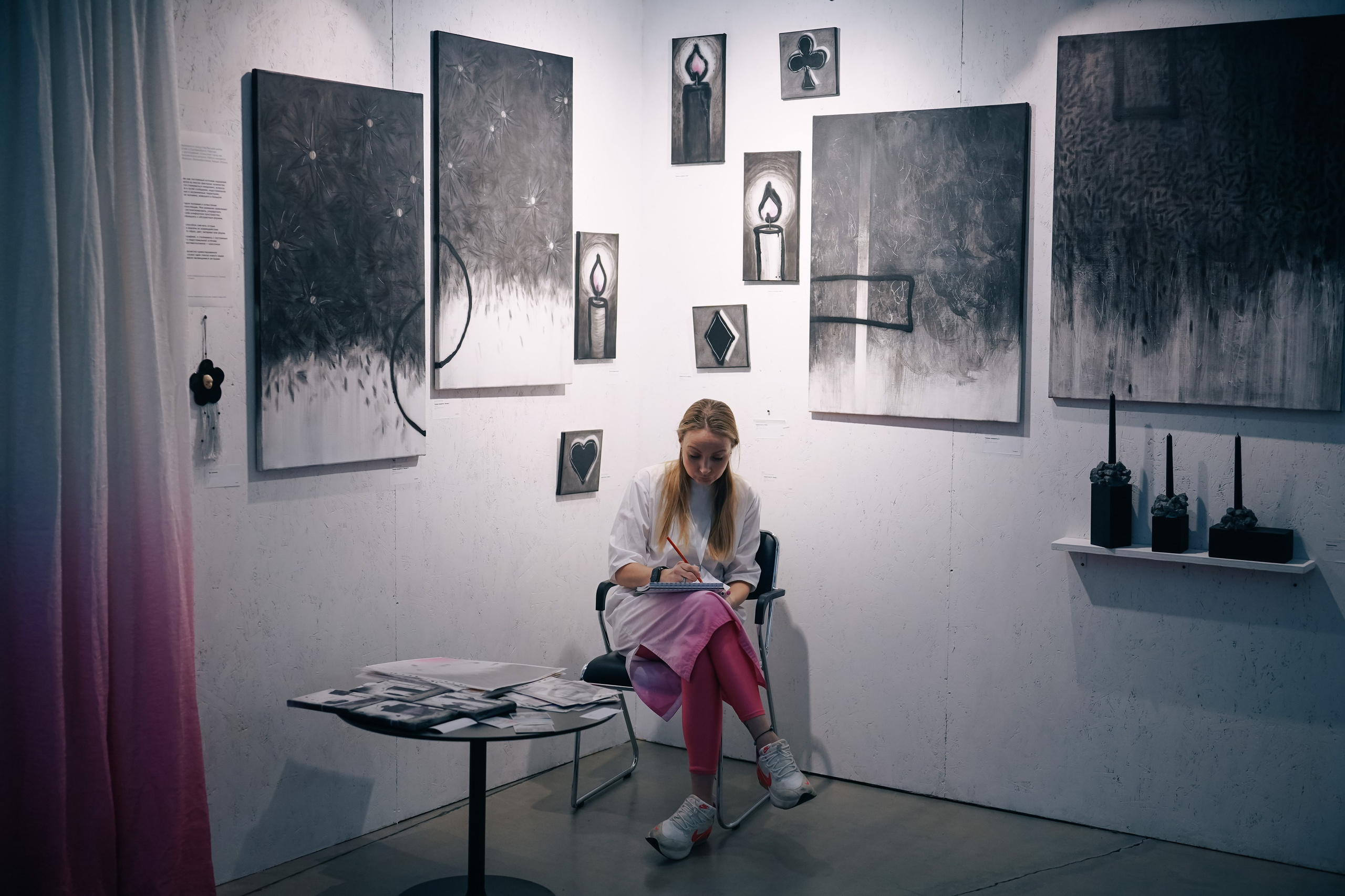 ATRIUM ярмарка. Artist Anna Snegina Художница Анна Снегина