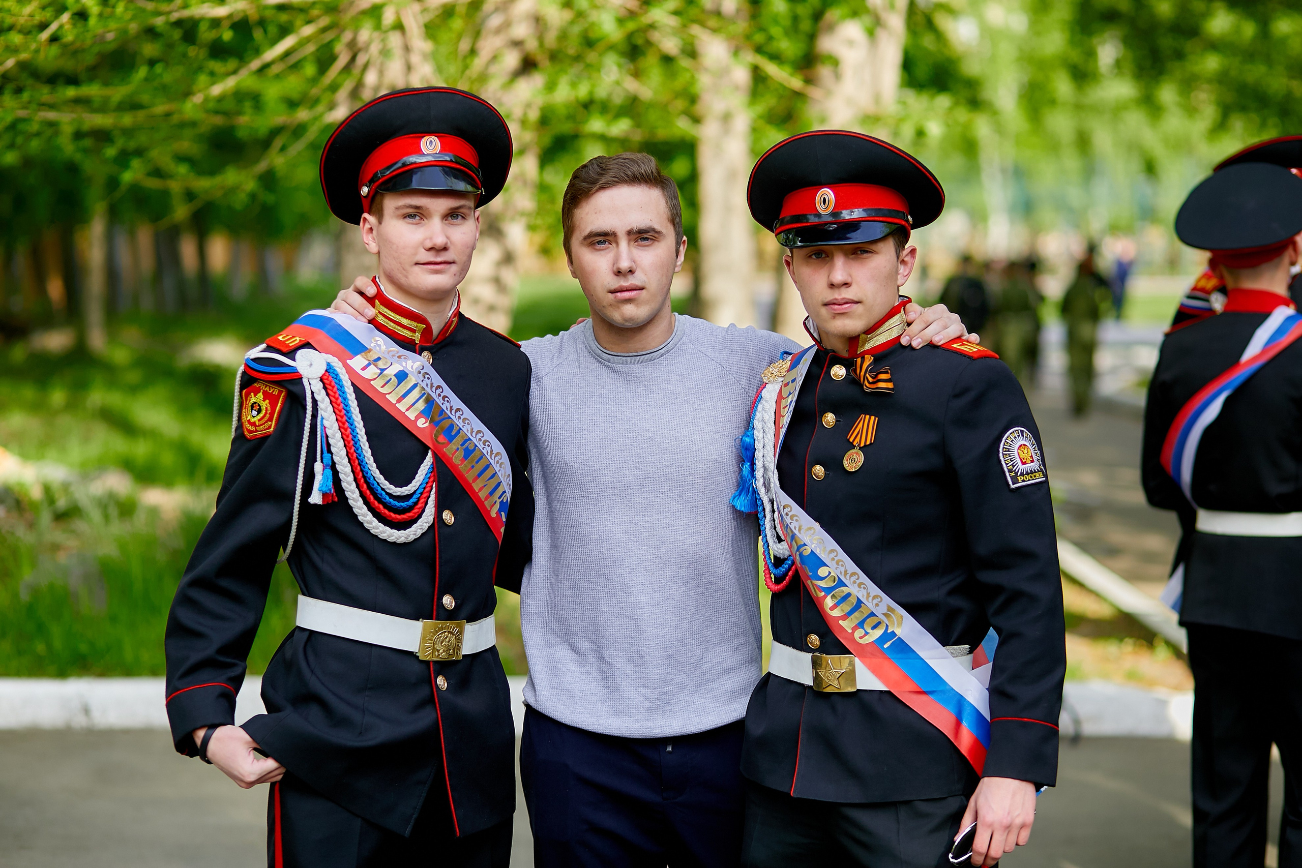 Кадеты последний звонок. Фотограф Вячеслав Фарунин