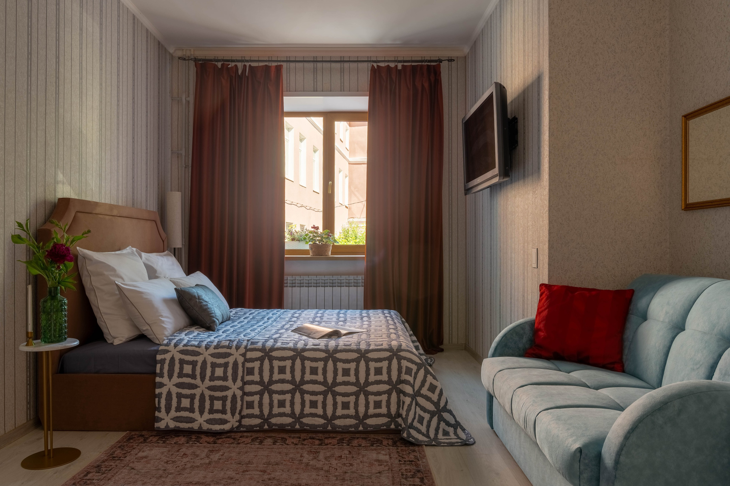 Съемка 2-х комнатной квартиры для посуточной аренды на ул. Первомайская в г. Ярославле. Интерьерный фотограф в Ярославле. Вероника Лазыкина