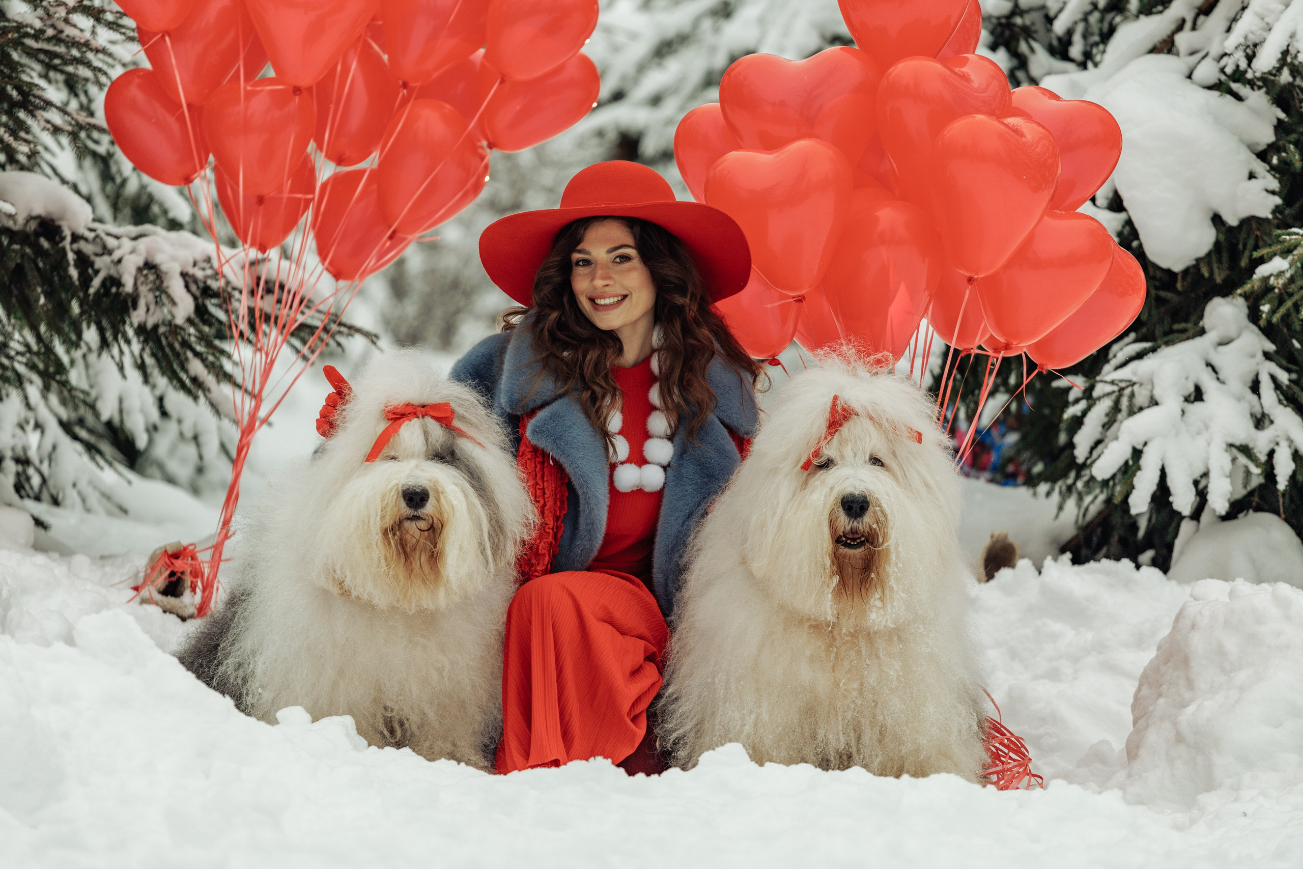 Зимний портрет для Ольги. Портретный фотограф в Москве Екатерина Богдасарова