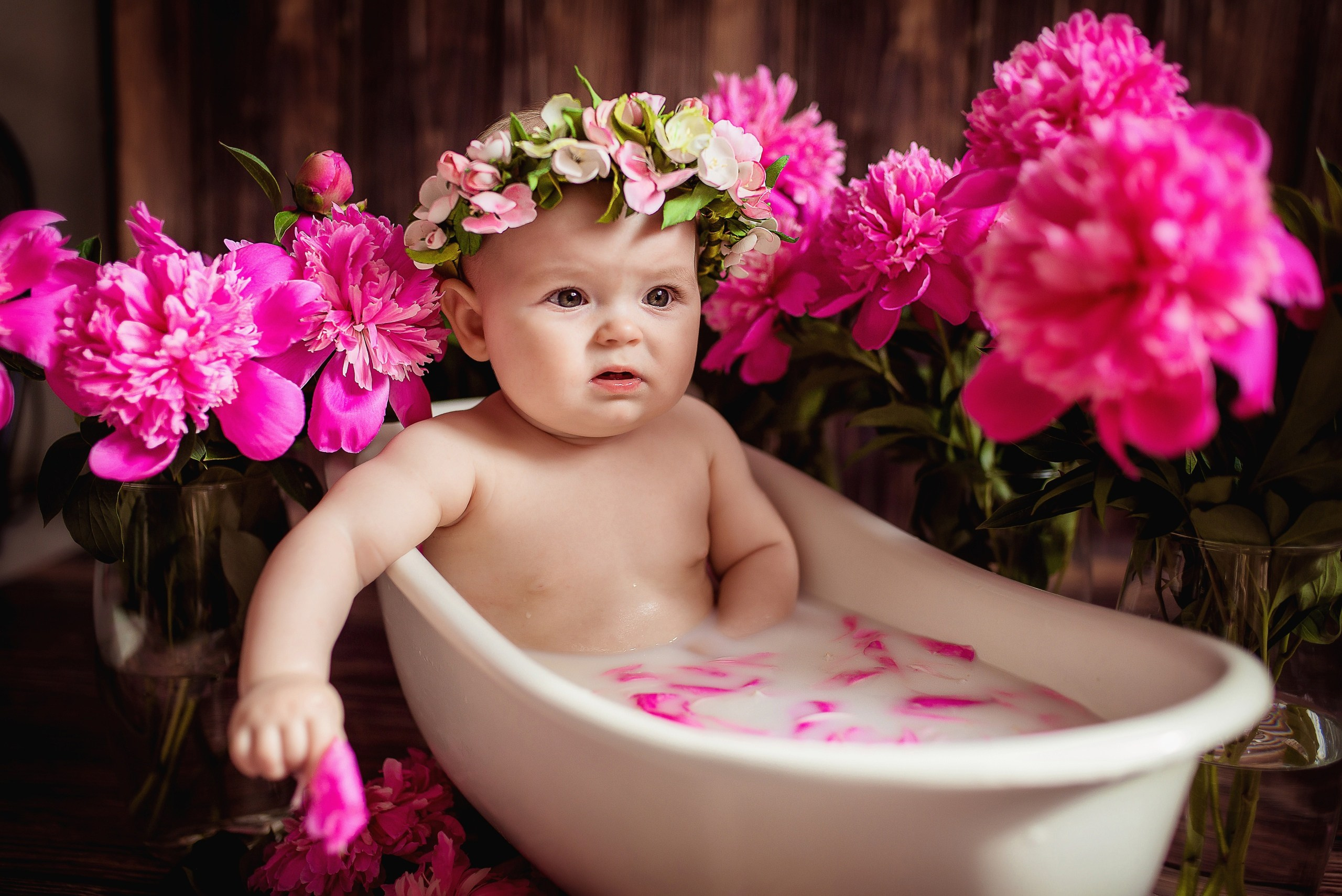 Детские молочные ванночки. Меркулова Ольга фотограф Воронеж