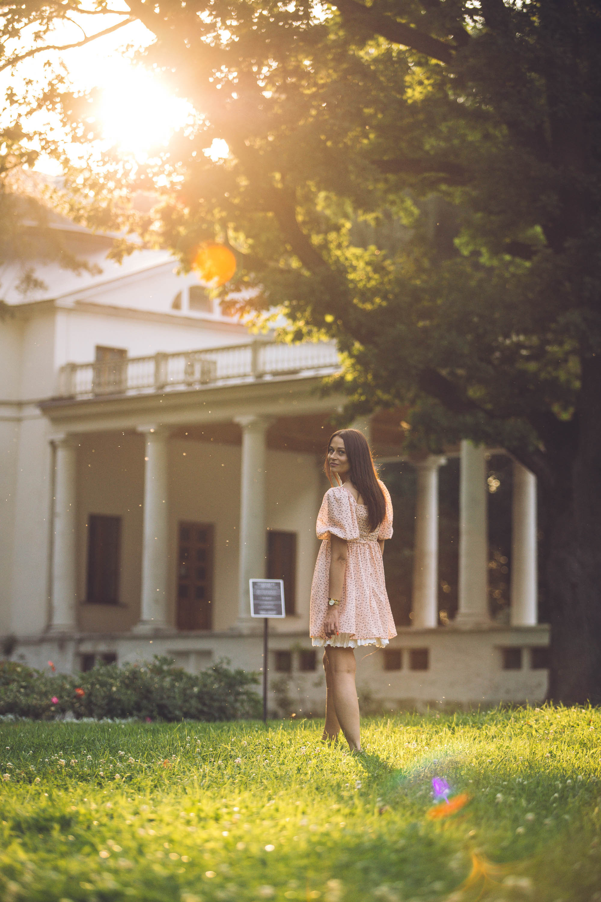 Екатерина в Остафьево. Фотограф — художник в Москве Васильева Юлия