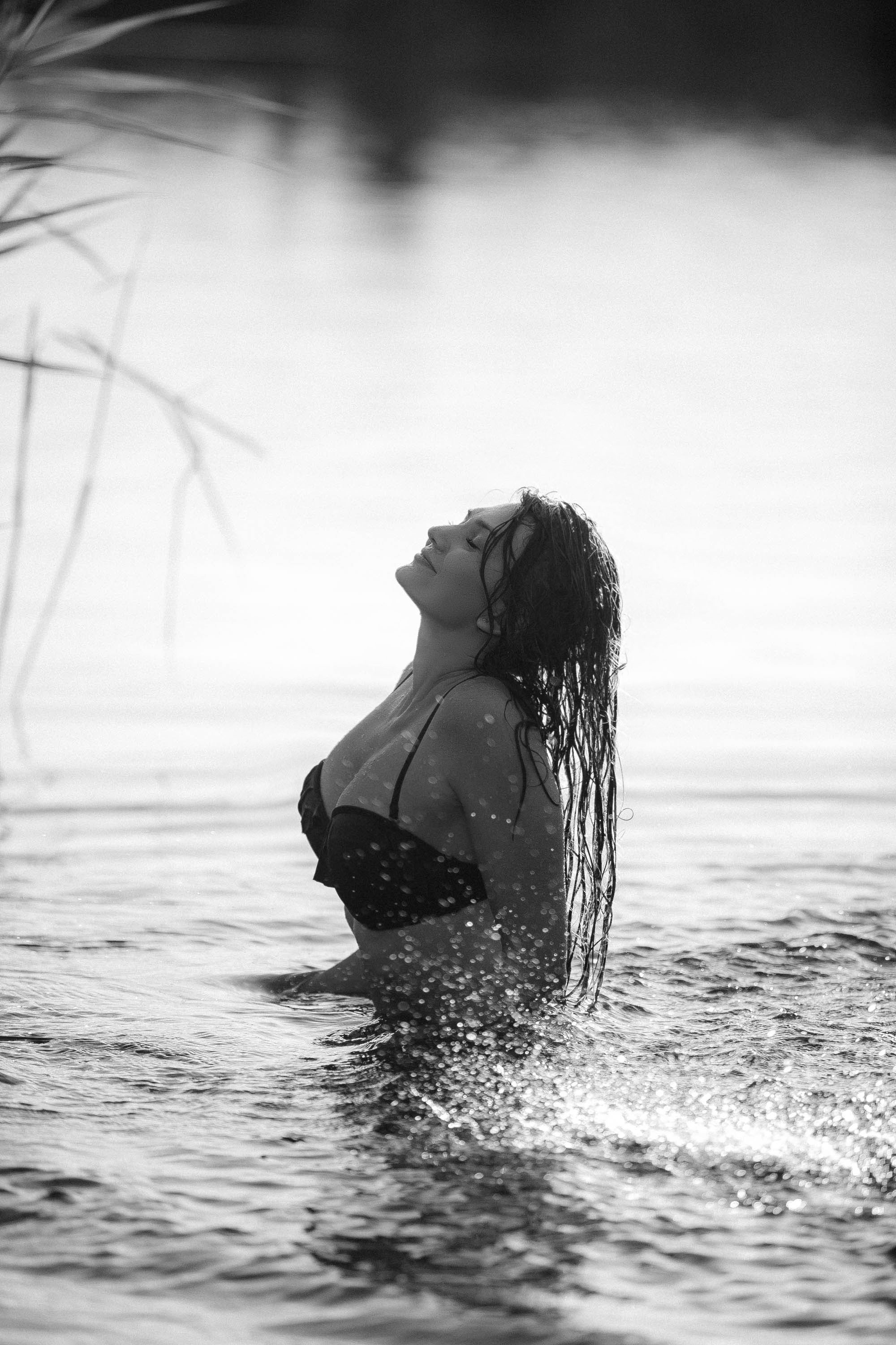 Закат на прекрасном озере. Фотограф — художник в Москве Васильева Юлия