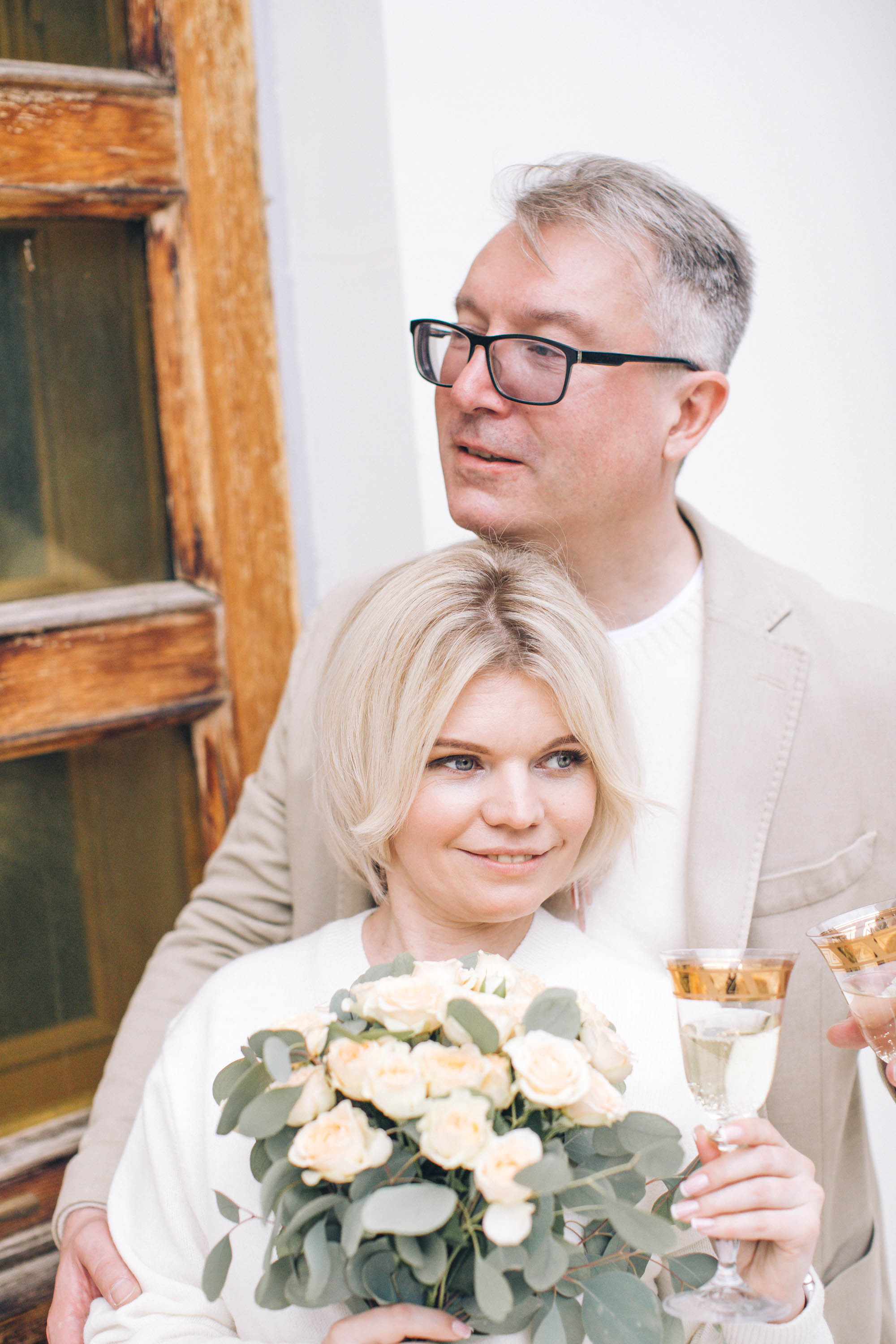 Евгения и Александр (годовщина свадьбы). Фотограф — художник в Москве Васильева Юлия