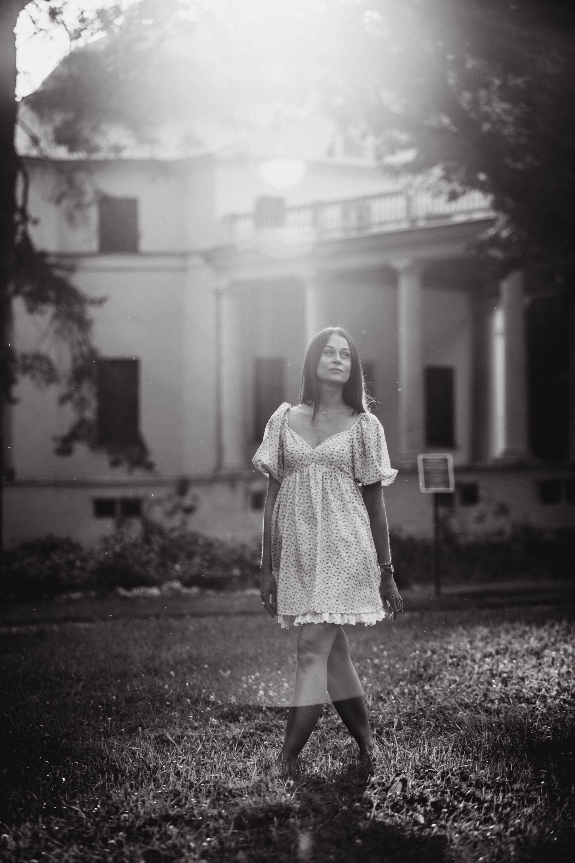 Екатерина в Остафьево. Фотограф — художник в Москве Васильева Юлия