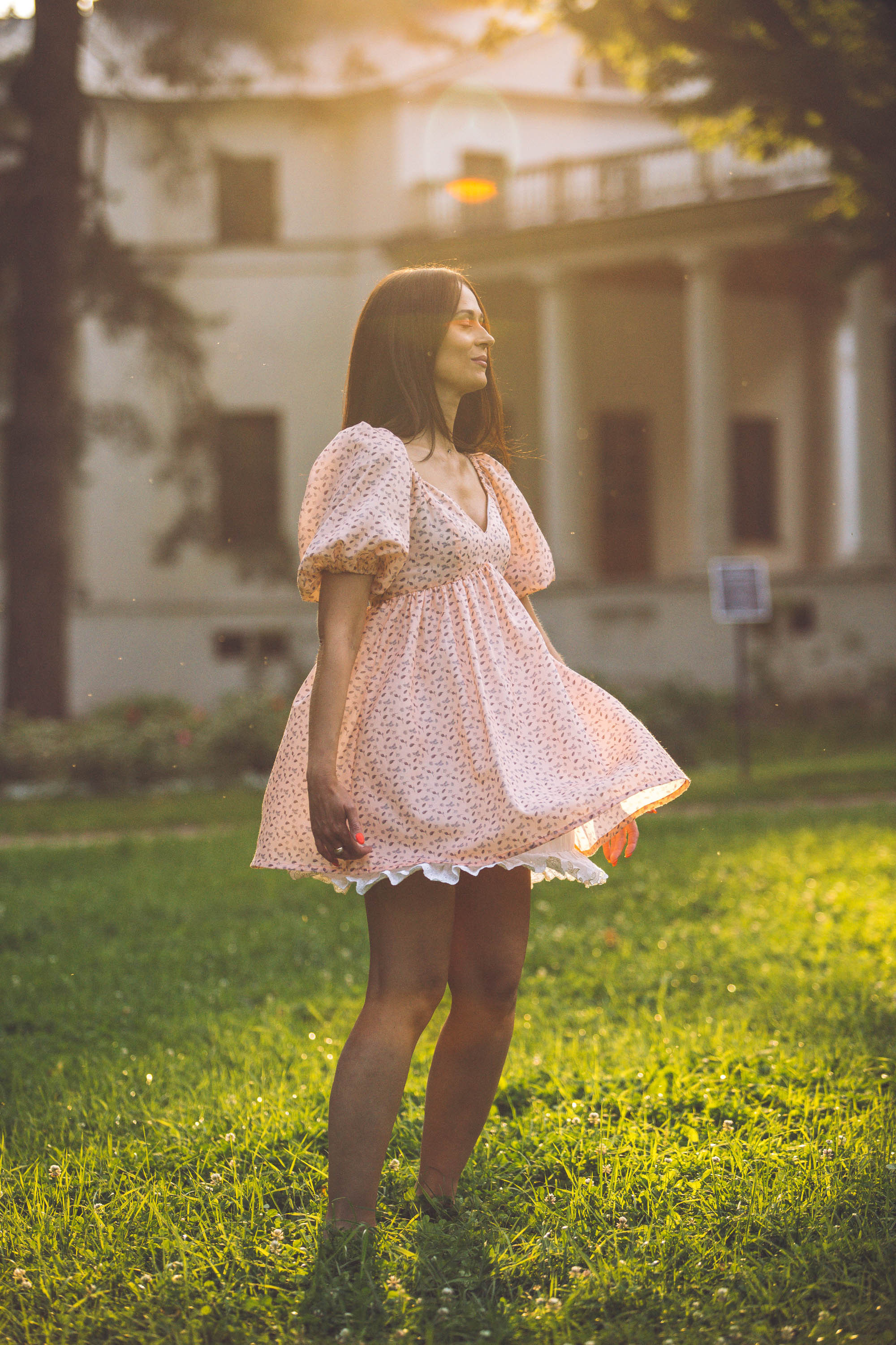 Екатерина в Остафьево. Фотограф — художник в Москве Васильева Юлия