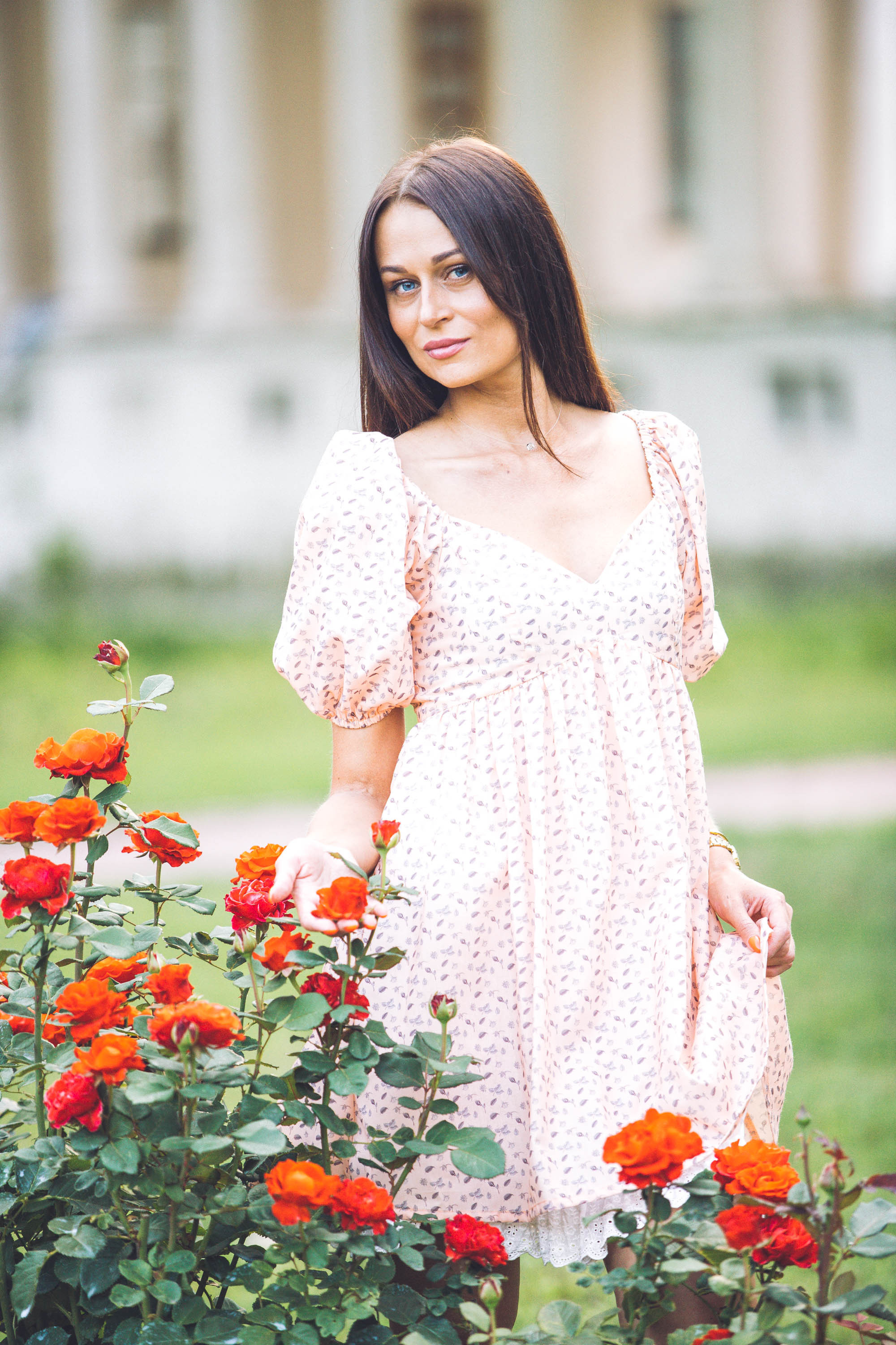 Екатерина в Остафьево. Фотограф — художник в Москве Васильева Юлия