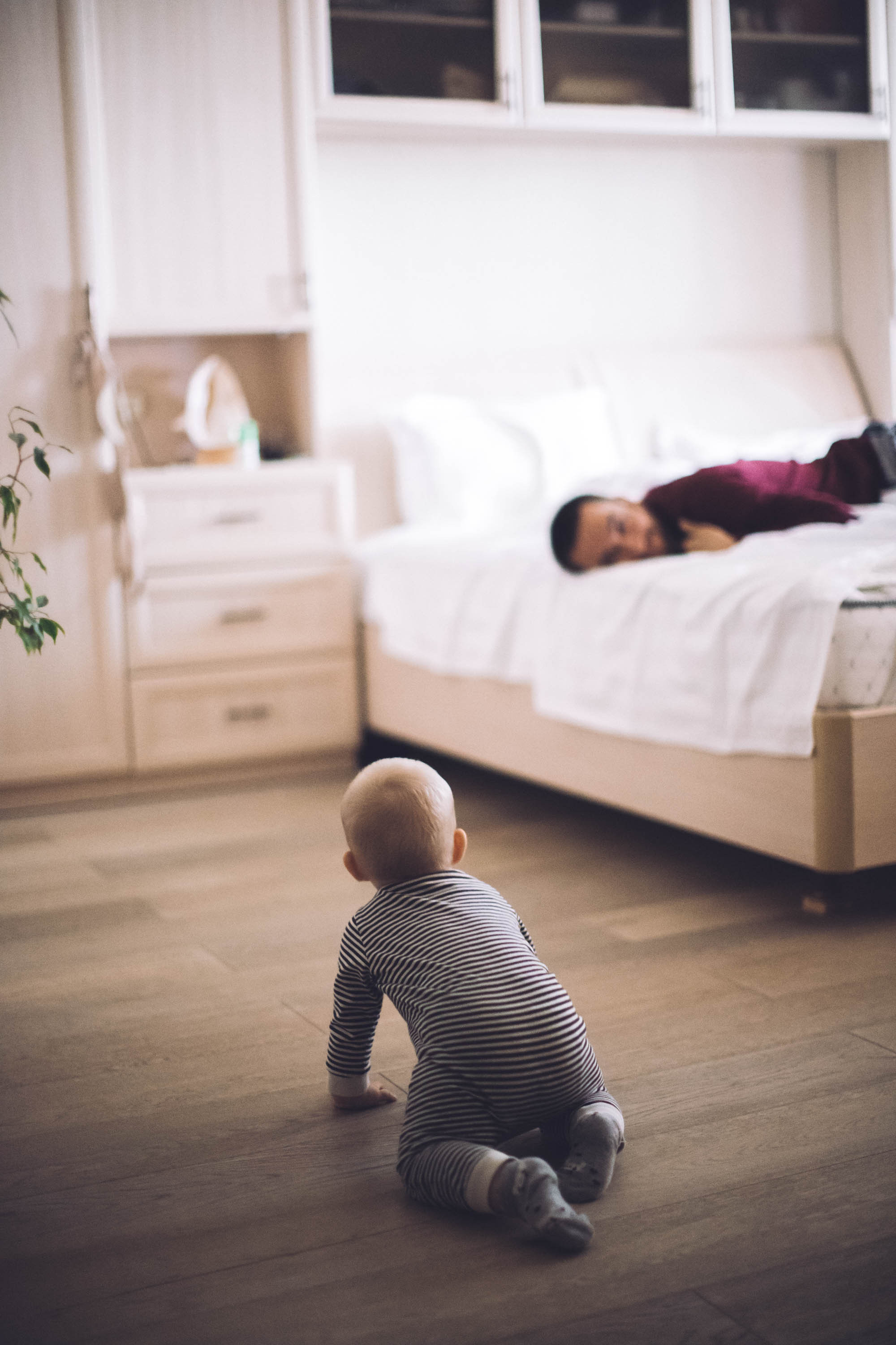 Пока папа спит. Фотограф — художник в Москве Васильева Юлия