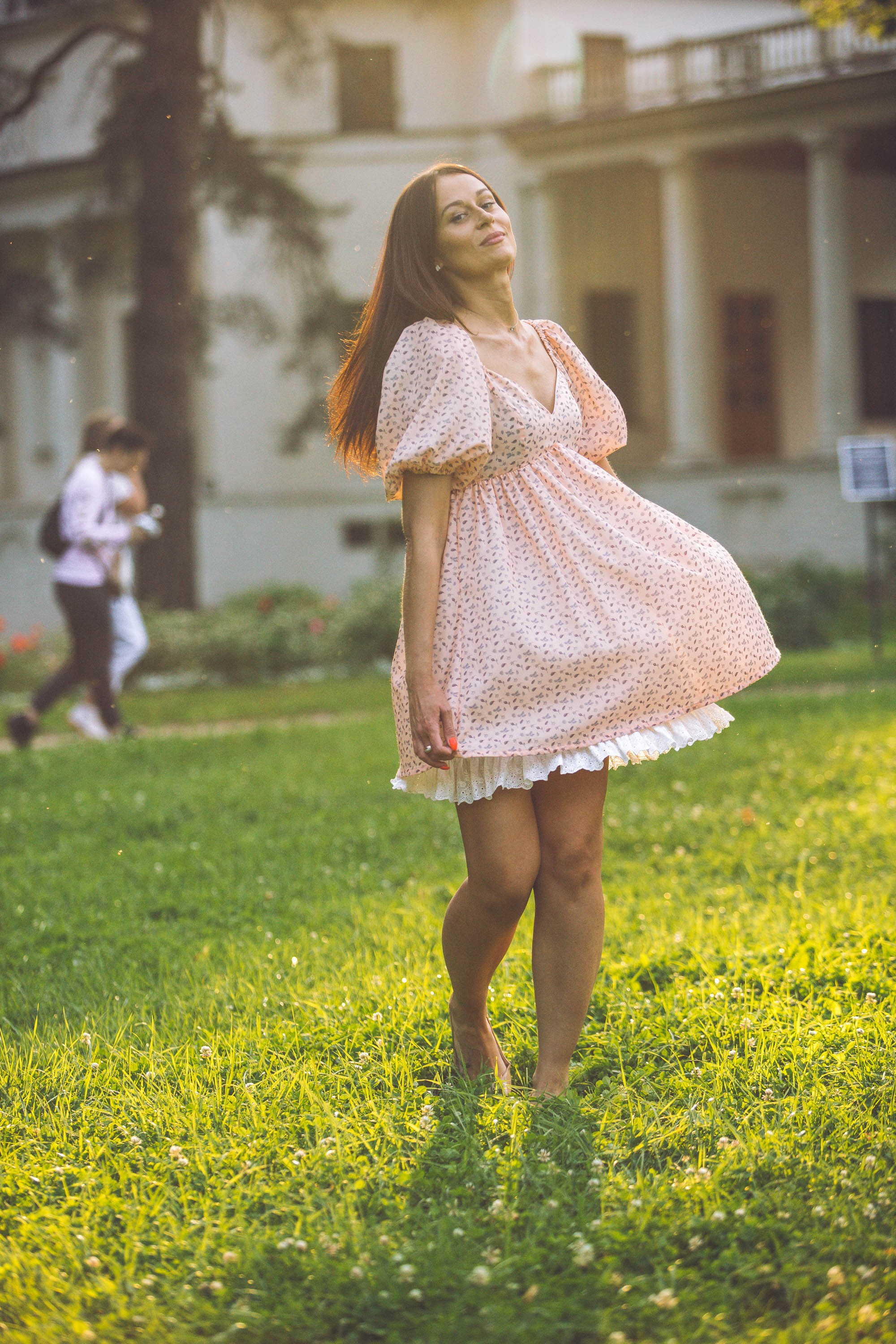 Екатерина в Остафьево. Фотограф — художник в Москве Васильева Юлия