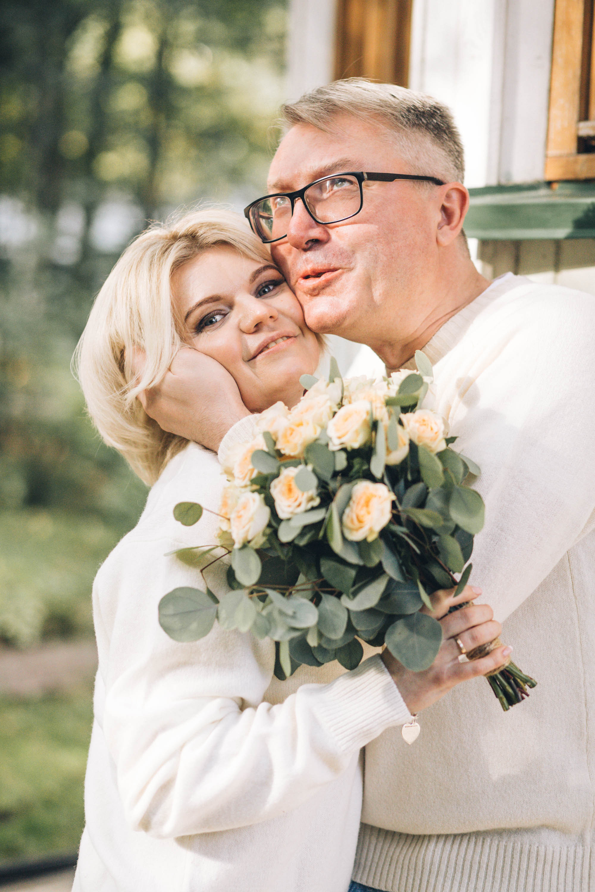 Евгения и Александр (годовщина свадьбы). Фотограф — художник в Москве Васильева Юлия