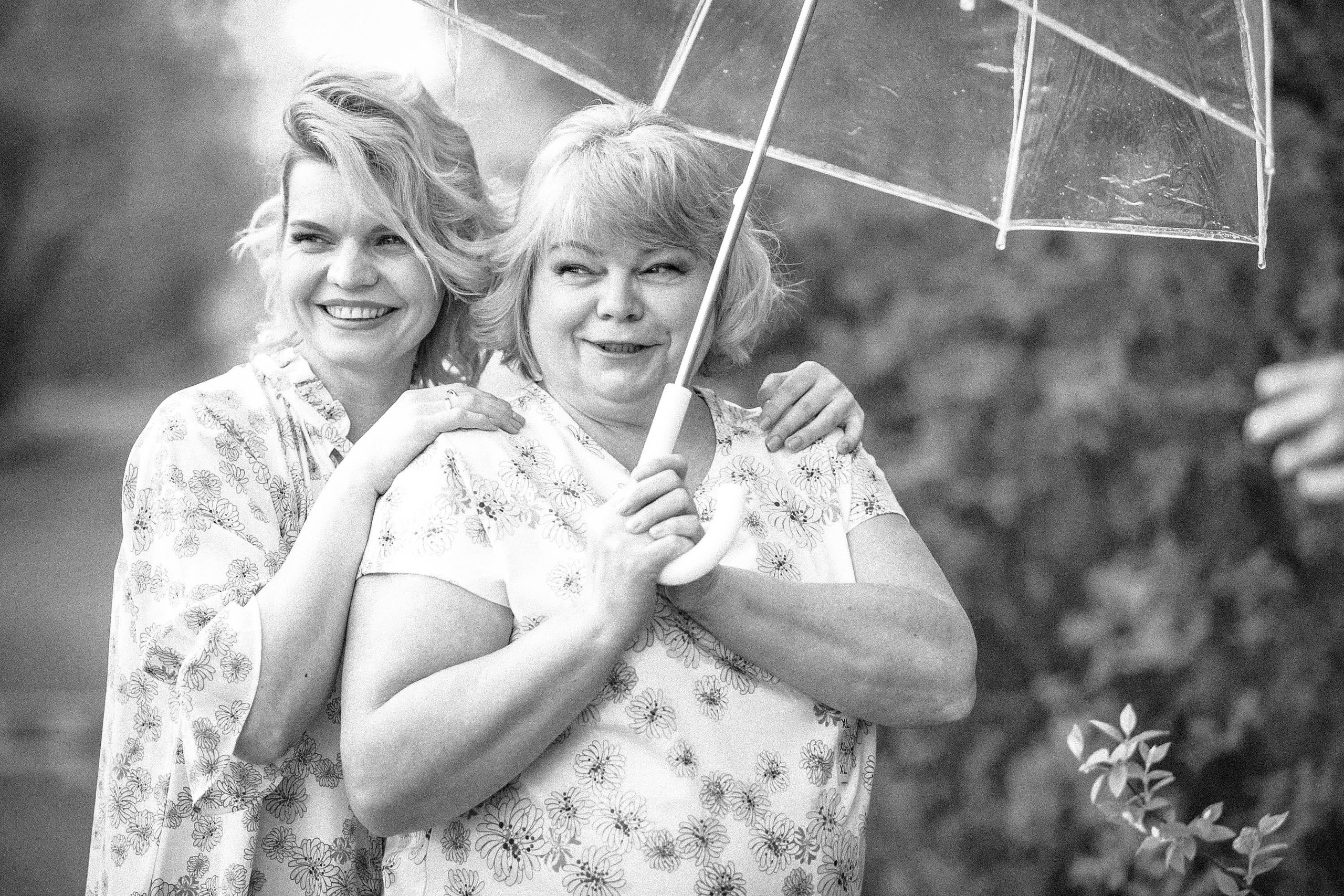 Евгения с мамой. Фотограф — художник в Москве Васильева Юлия