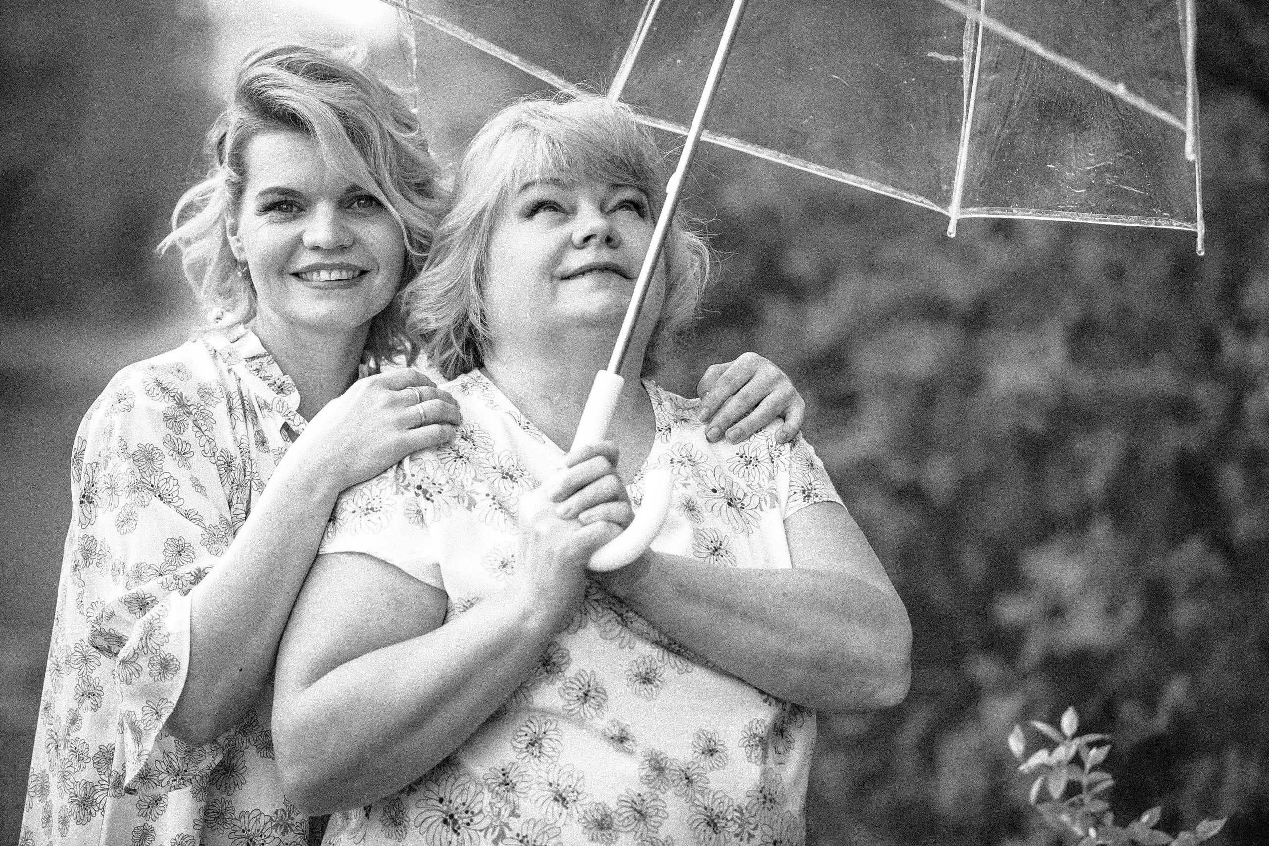 Евгения с мамой. Фотограф — художник в Москве Васильева Юлия