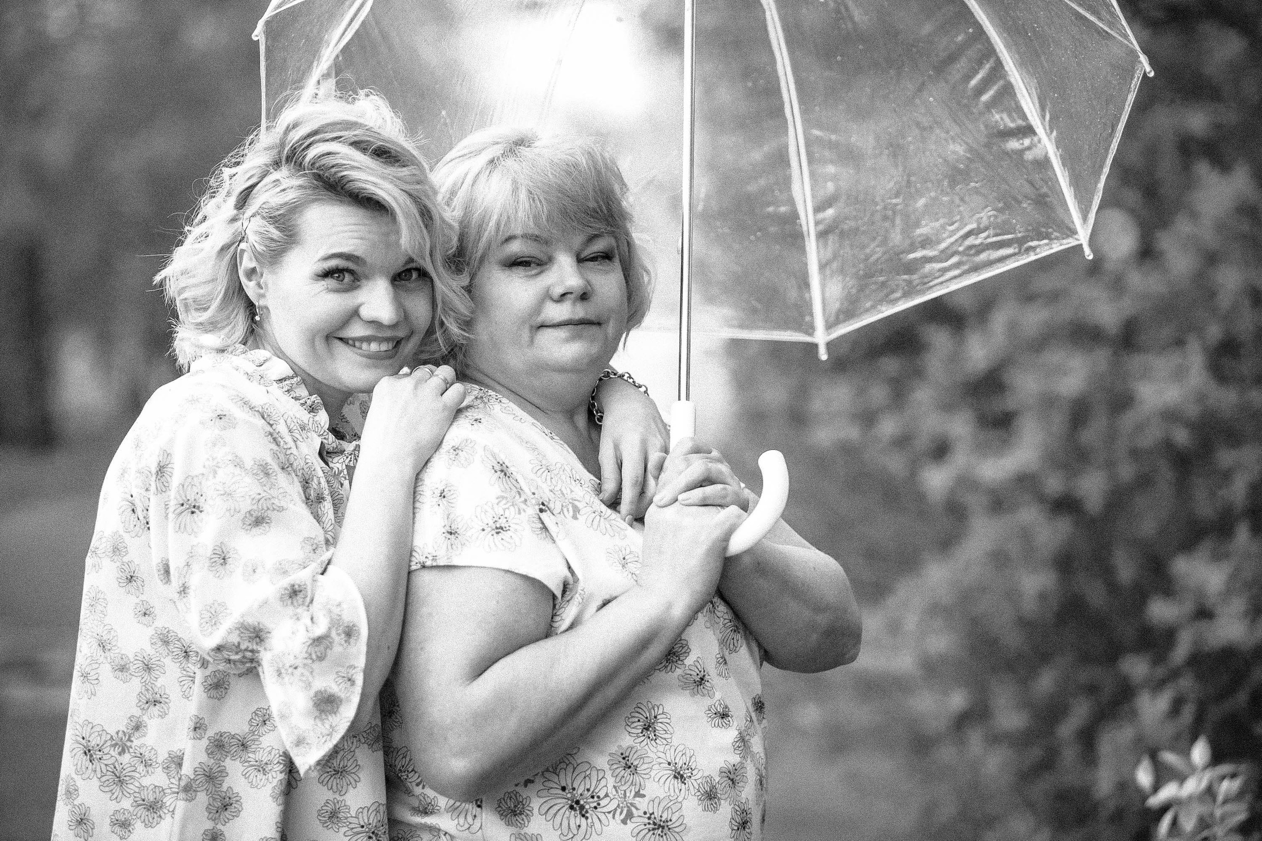 Евгения с мамой. Фотограф — художник в Москве Васильева Юлия