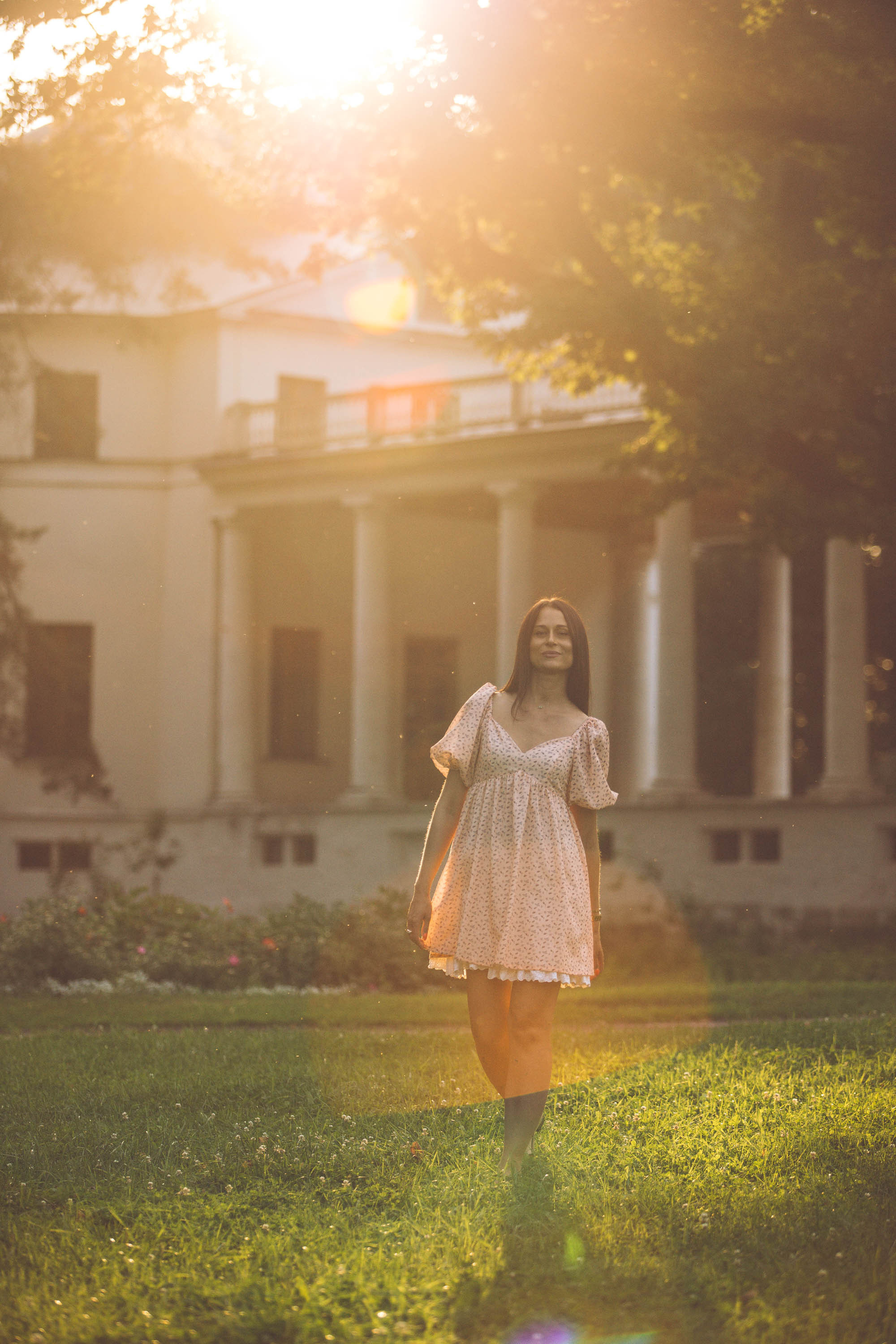 Екатерина в Остафьево. Фотограф — художник в Москве Васильева Юлия