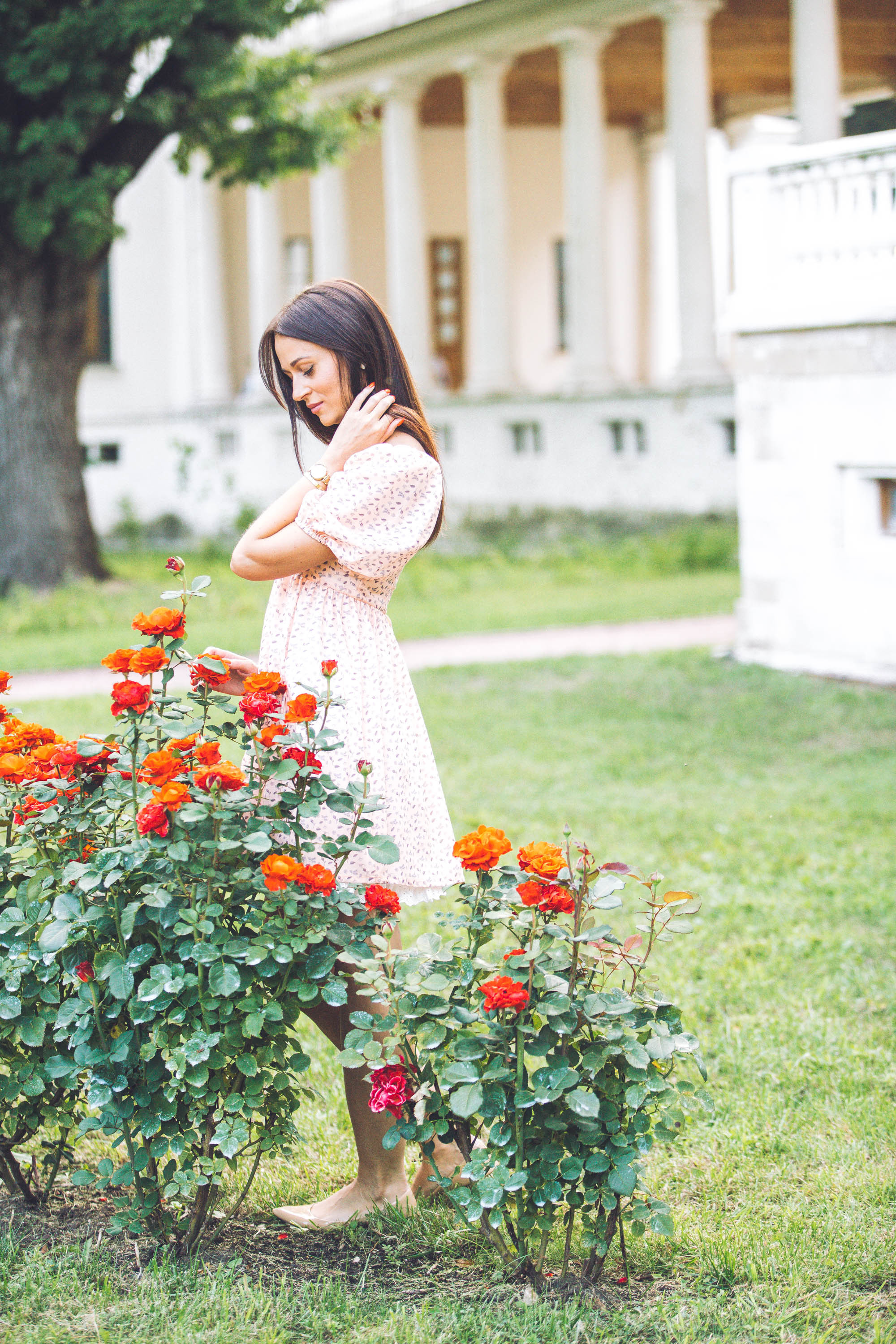 Екатерина в Остафьево. Фотограф — художник в Москве Васильева Юлия
