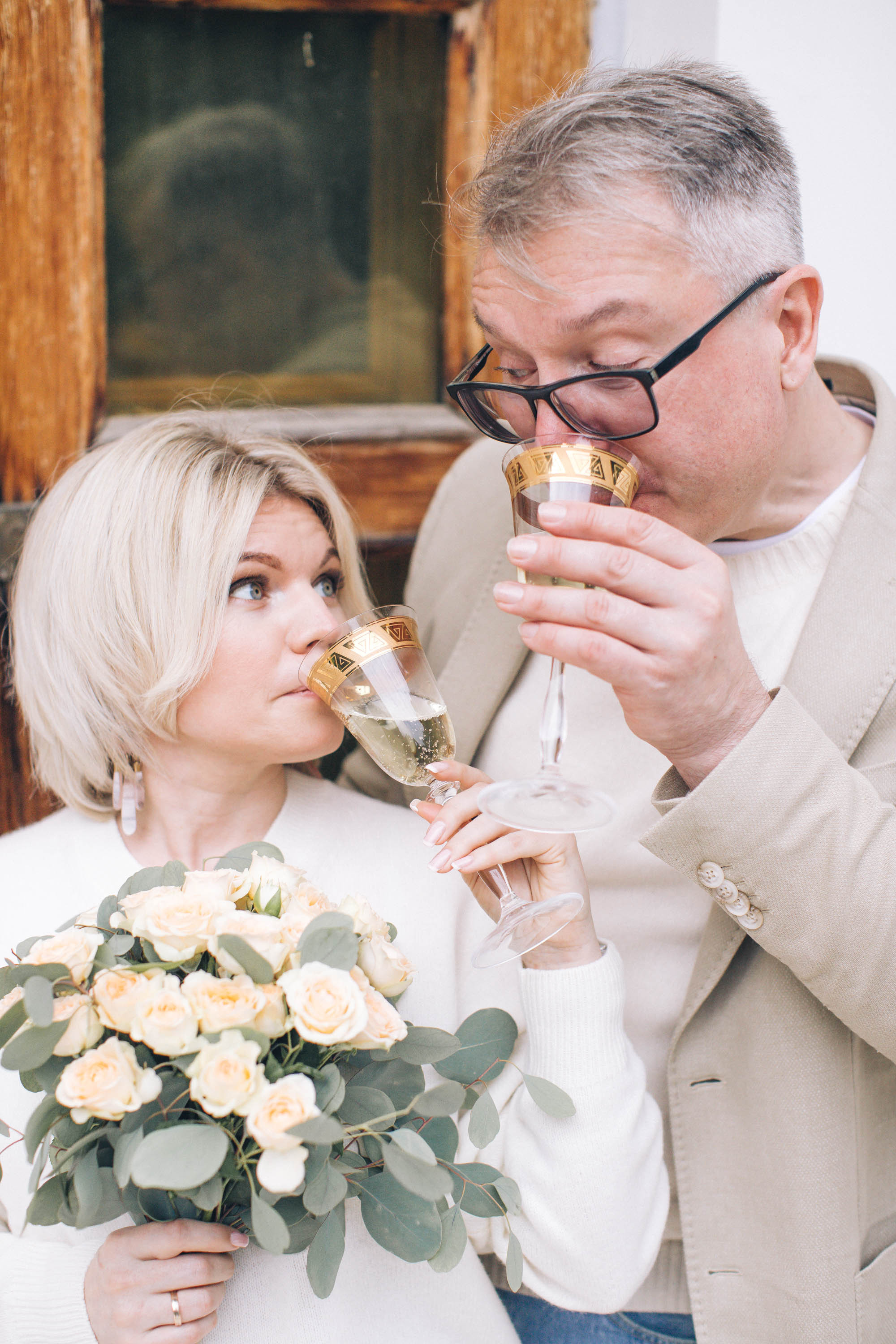 Евгения и Александр (годовщина свадьбы). Фотограф — художник в Москве Васильева Юлия
