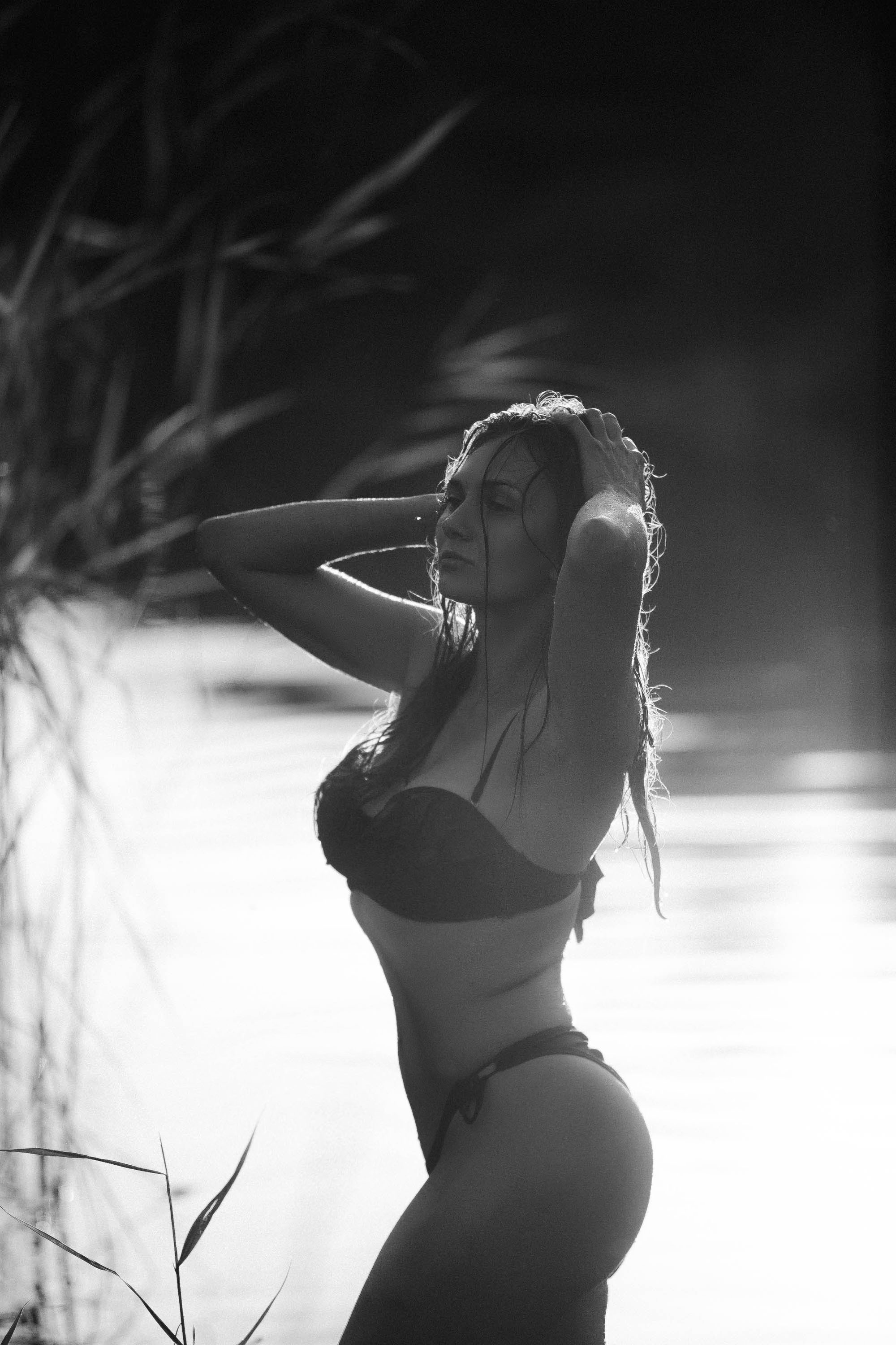 Закат на прекрасном озере. Фотограф — художник в Москве Васильева Юлия