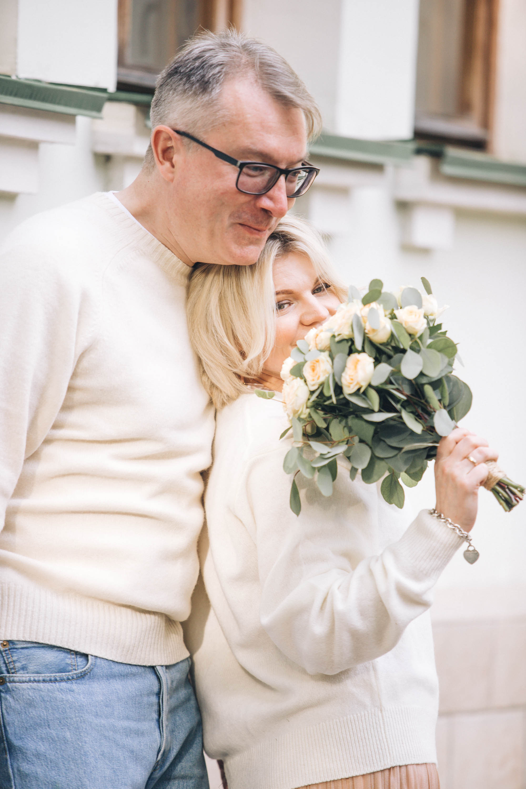Евгения и Александр (годовщина свадьбы). Фотограф — художник в Москве Васильева Юлия