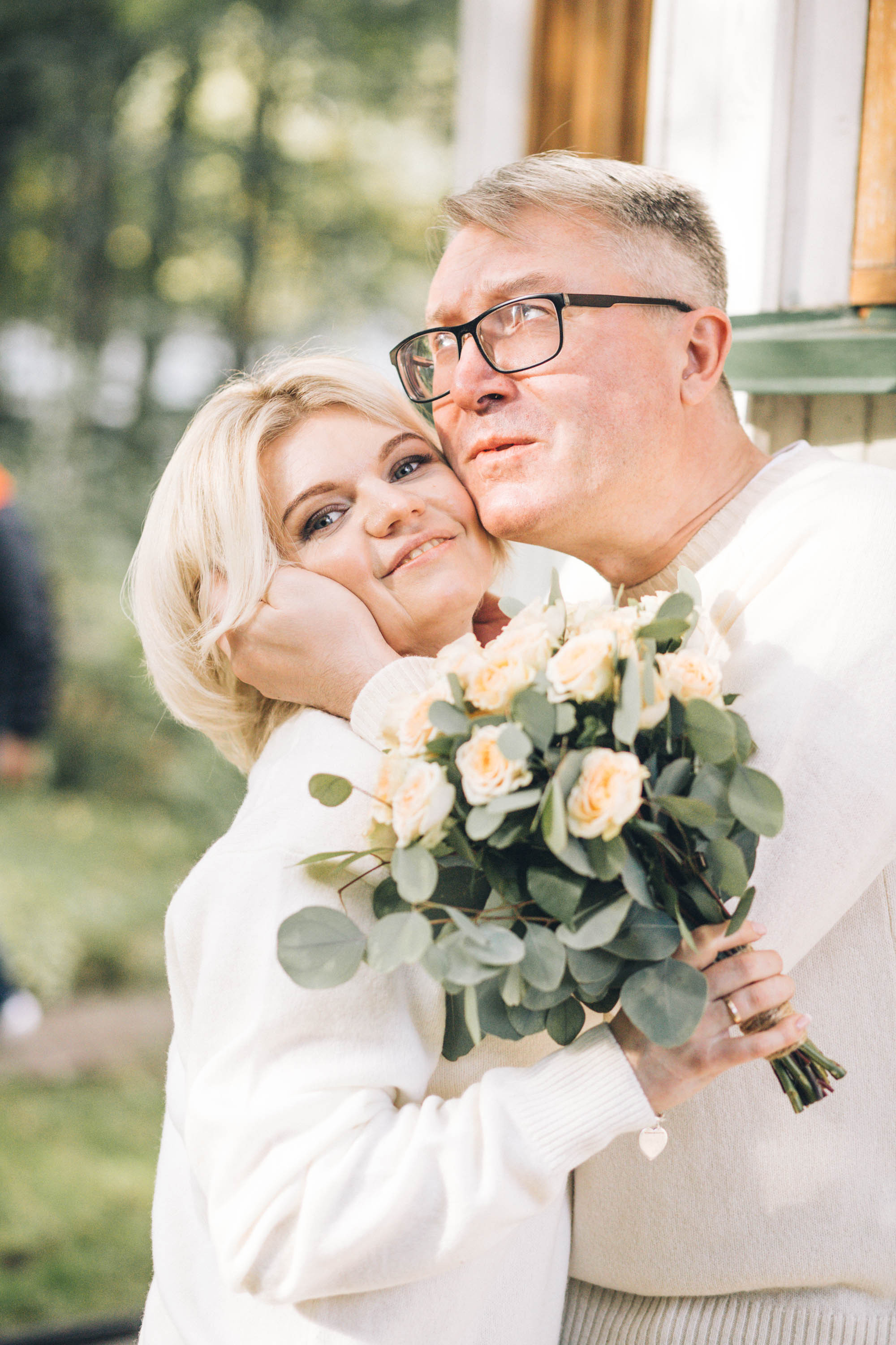 Евгения и Александр (годовщина свадьбы). Фотограф — художник в Москве Васильева Юлия