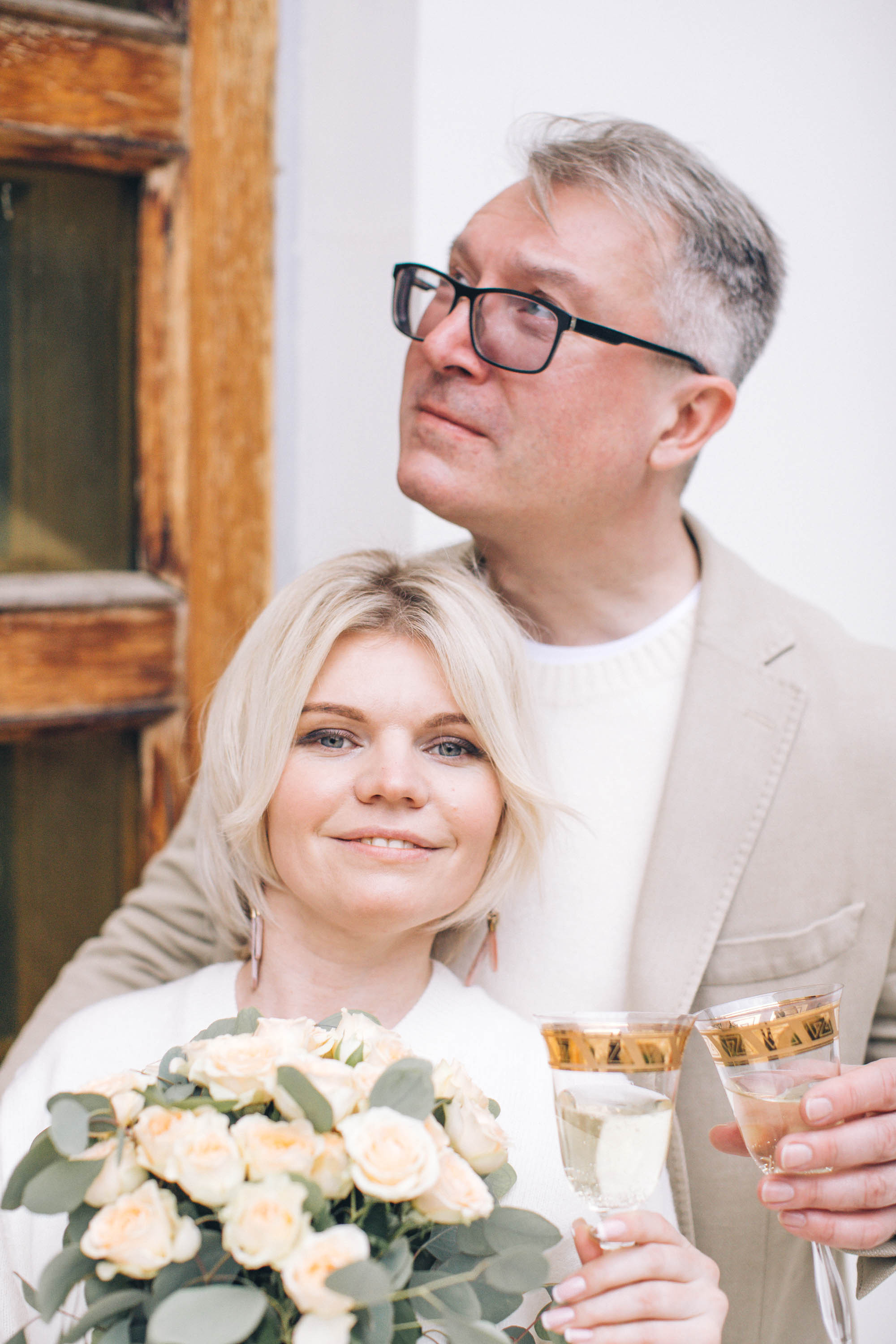 Евгения и Александр (годовщина свадьбы). Фотограф — художник в Москве Васильева Юлия