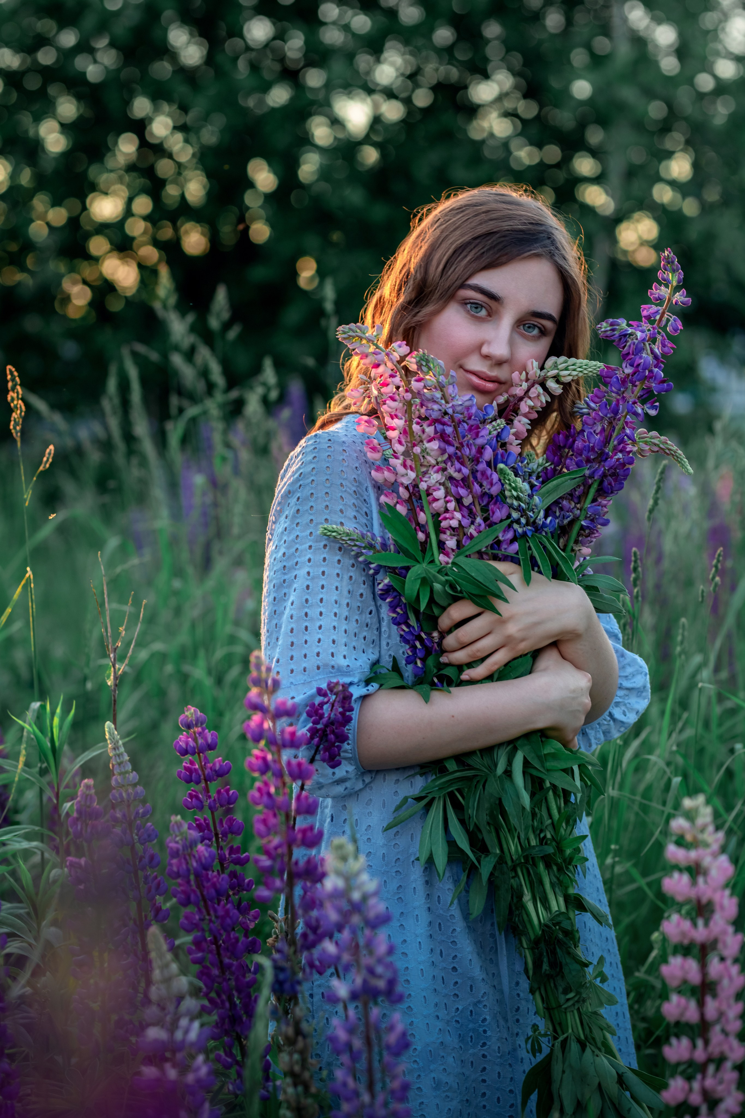 Люпины. Фотограф в Москве. Женские фотосессии, love-story, контент