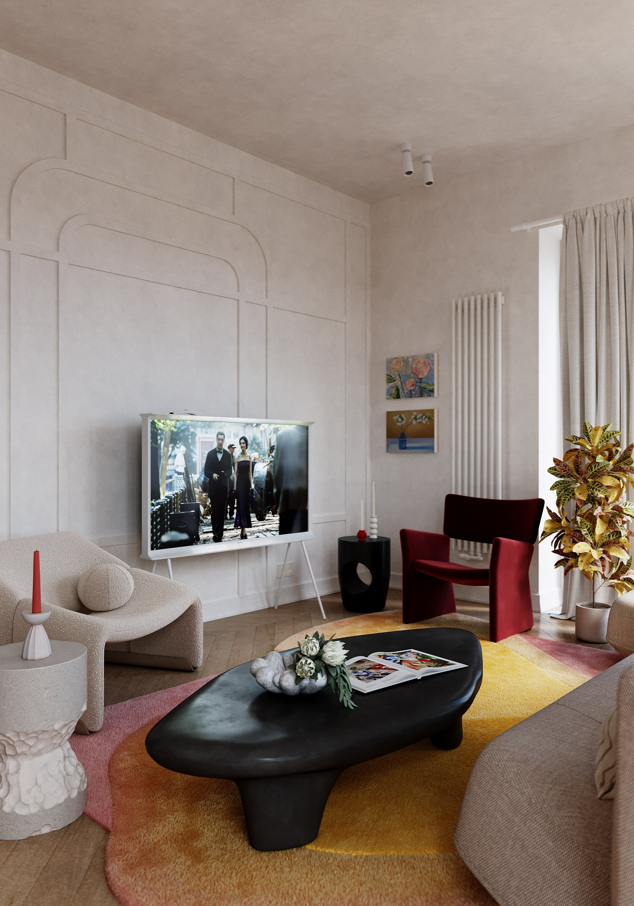 PrimaVera. 3D визуализация интерьера