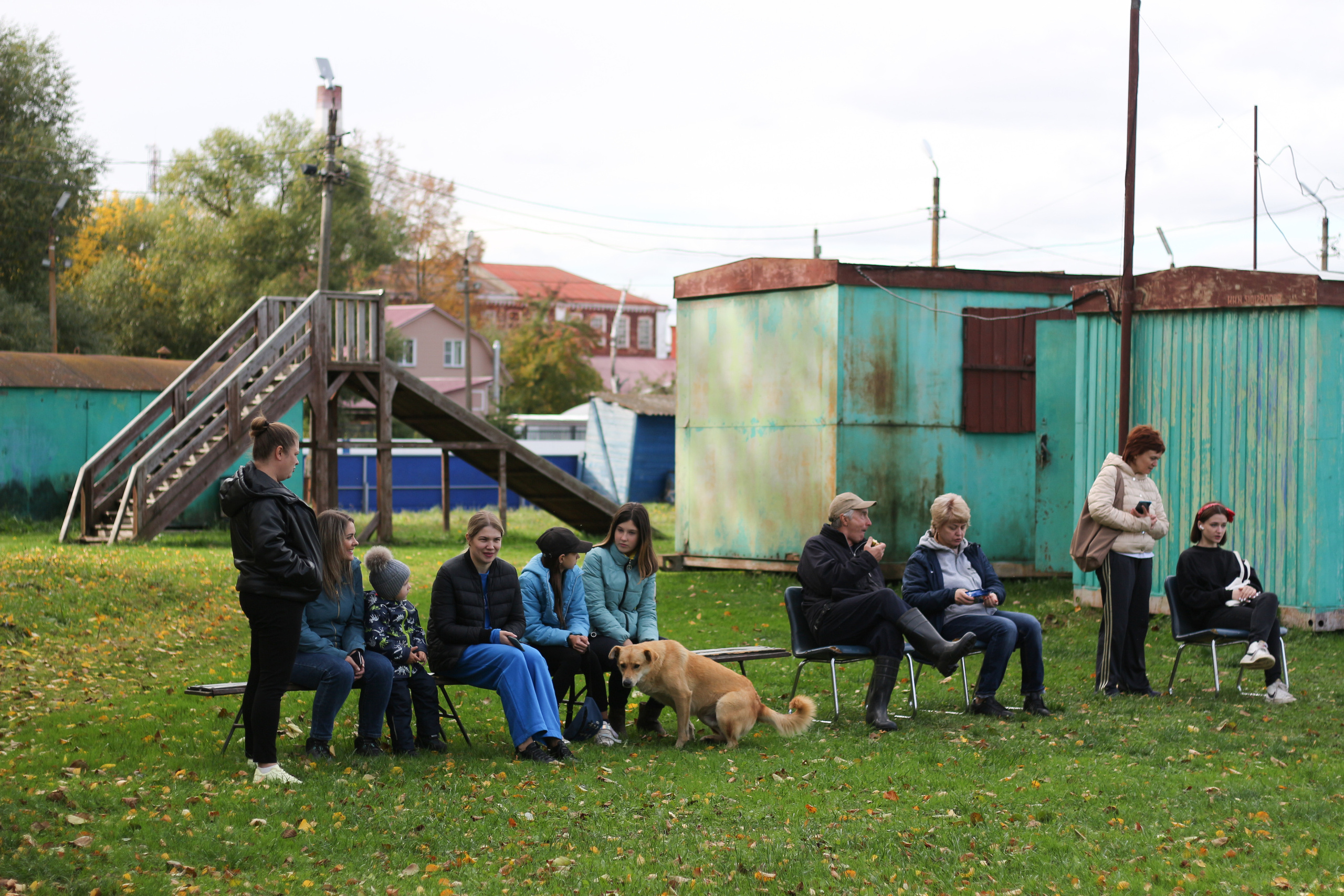 Футбольная встреча. Вознесенский храм села Барановское