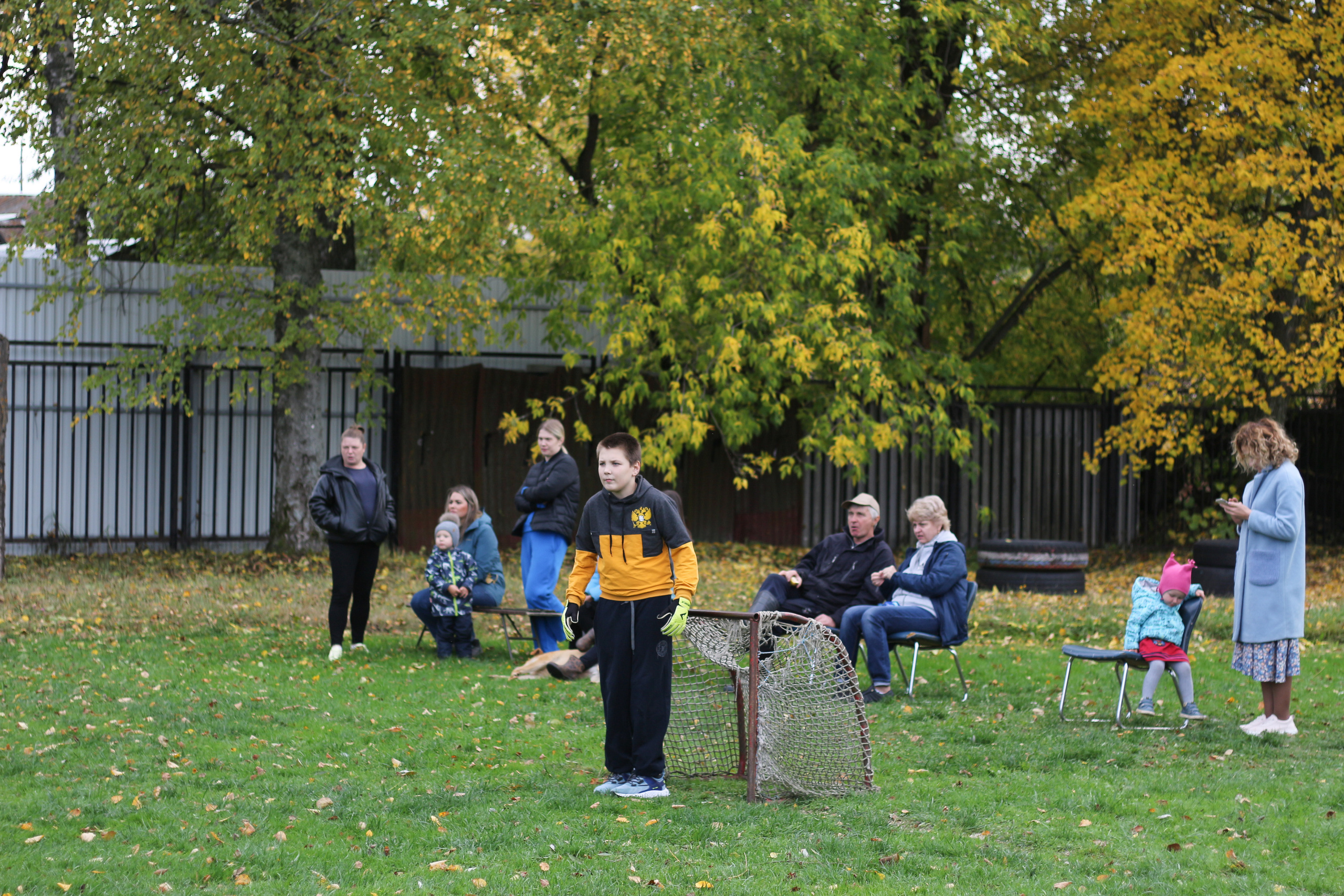 Футбольная встреча. Вознесенский храм села Барановское
