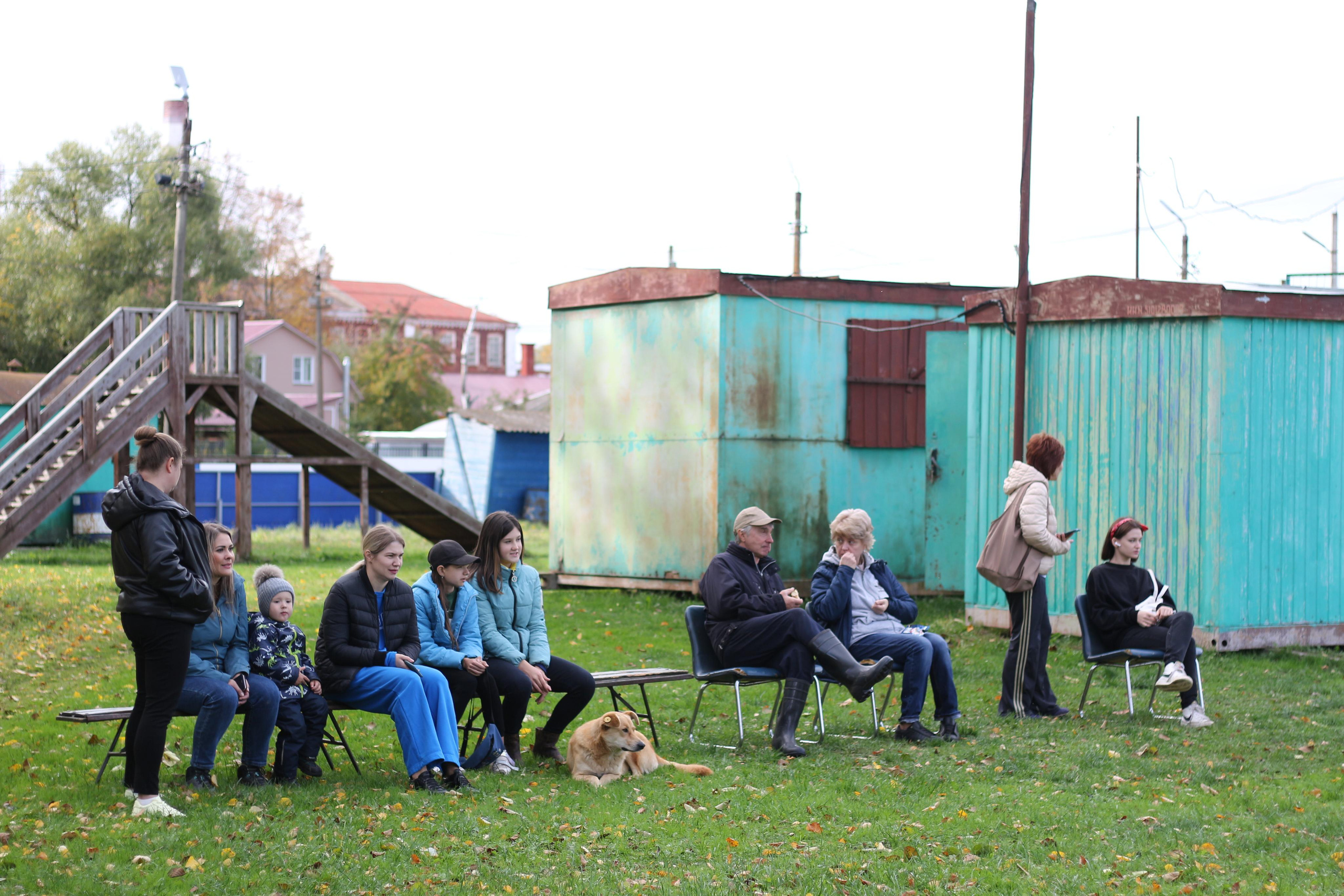 Футбольная встреча. Вознесенский храм села Барановское