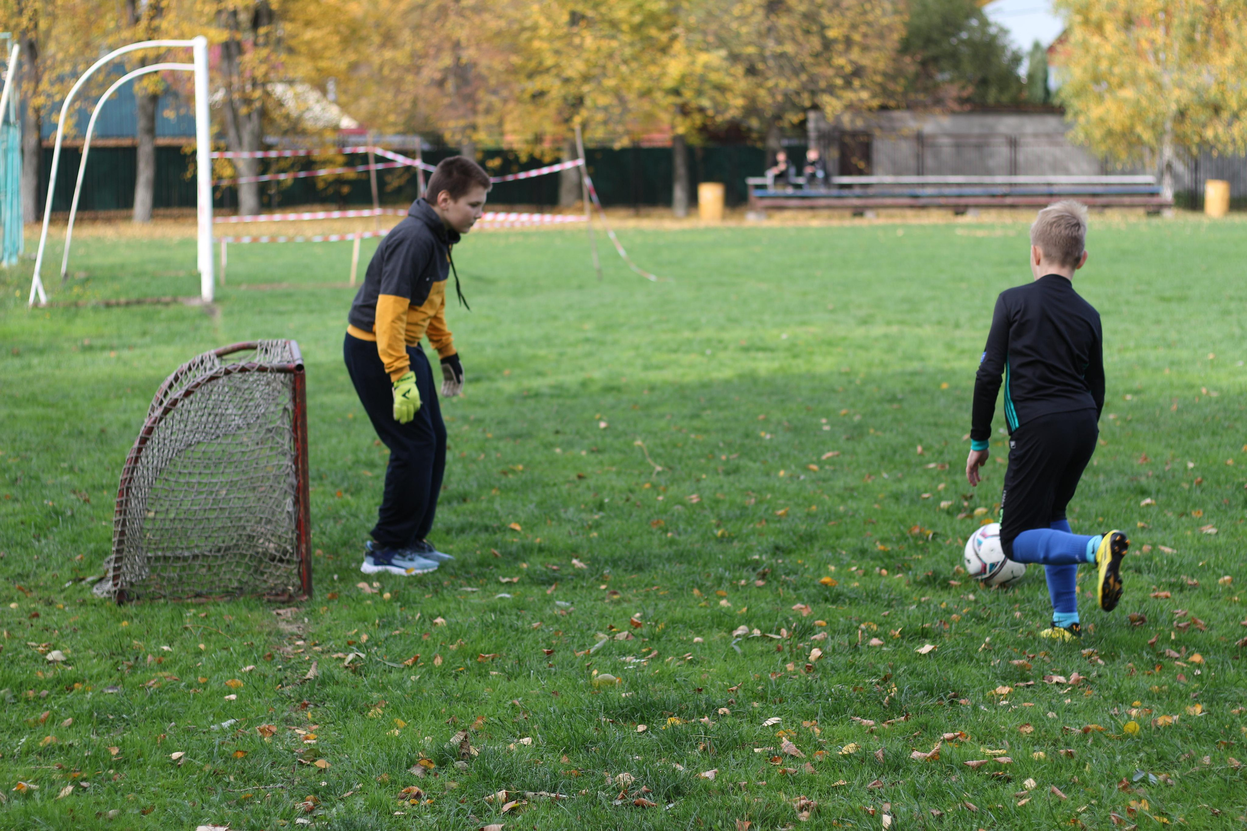 Футбольная встреча. Вознесенский храм села Барановское