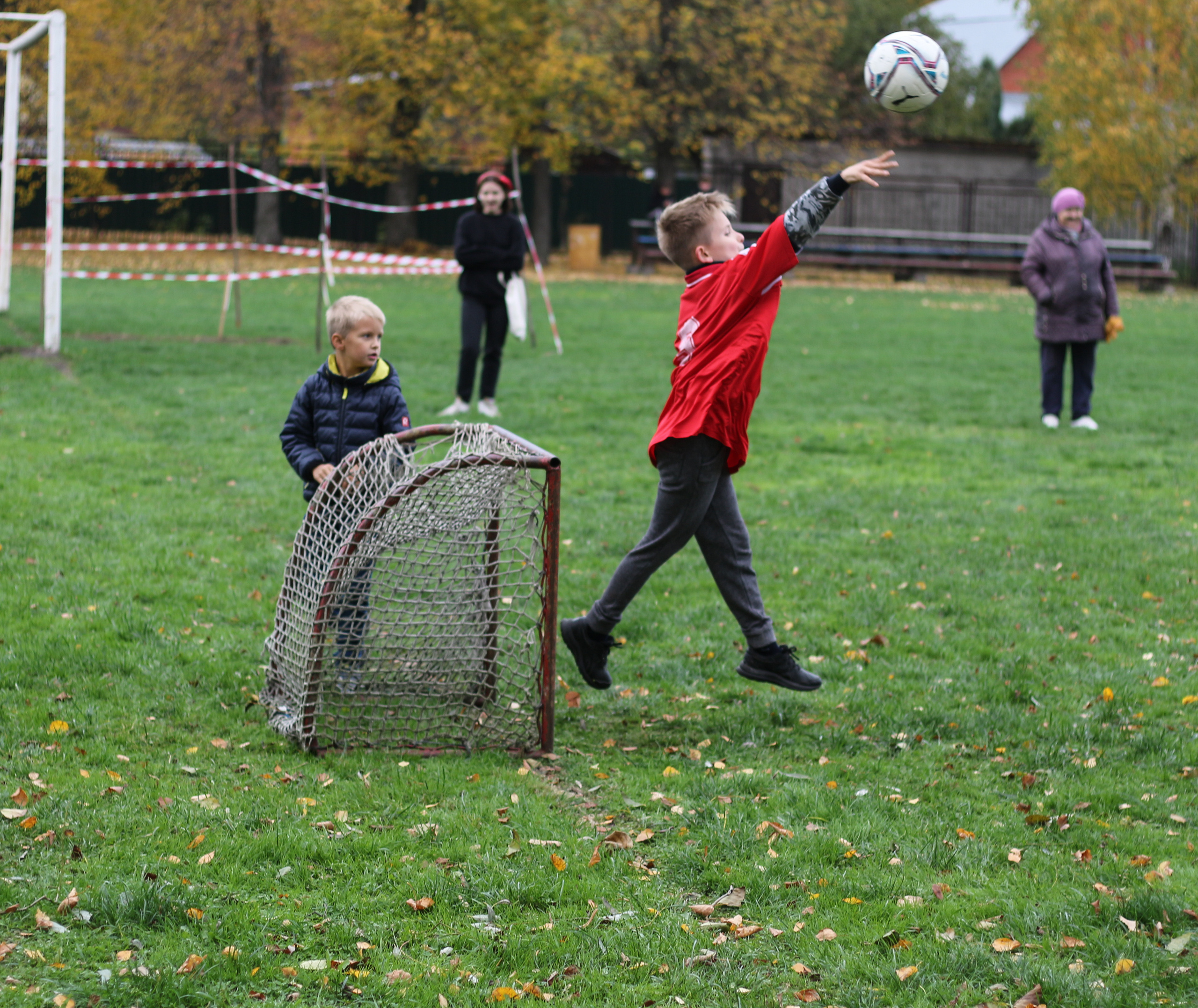 Футбольная встреча. Вознесенский храм села Барановское