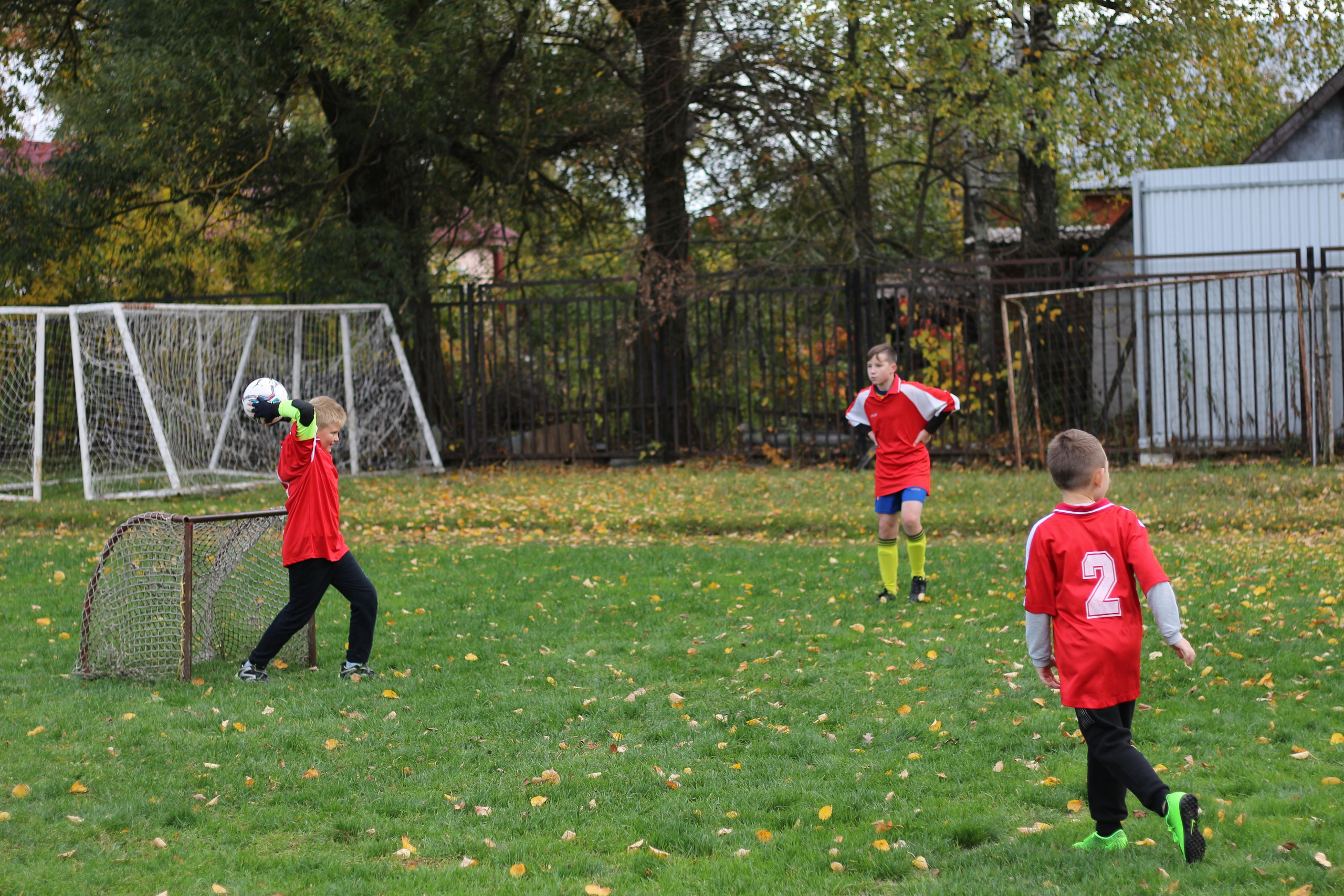 Футбольная встреча. Вознесенский храм села Барановское