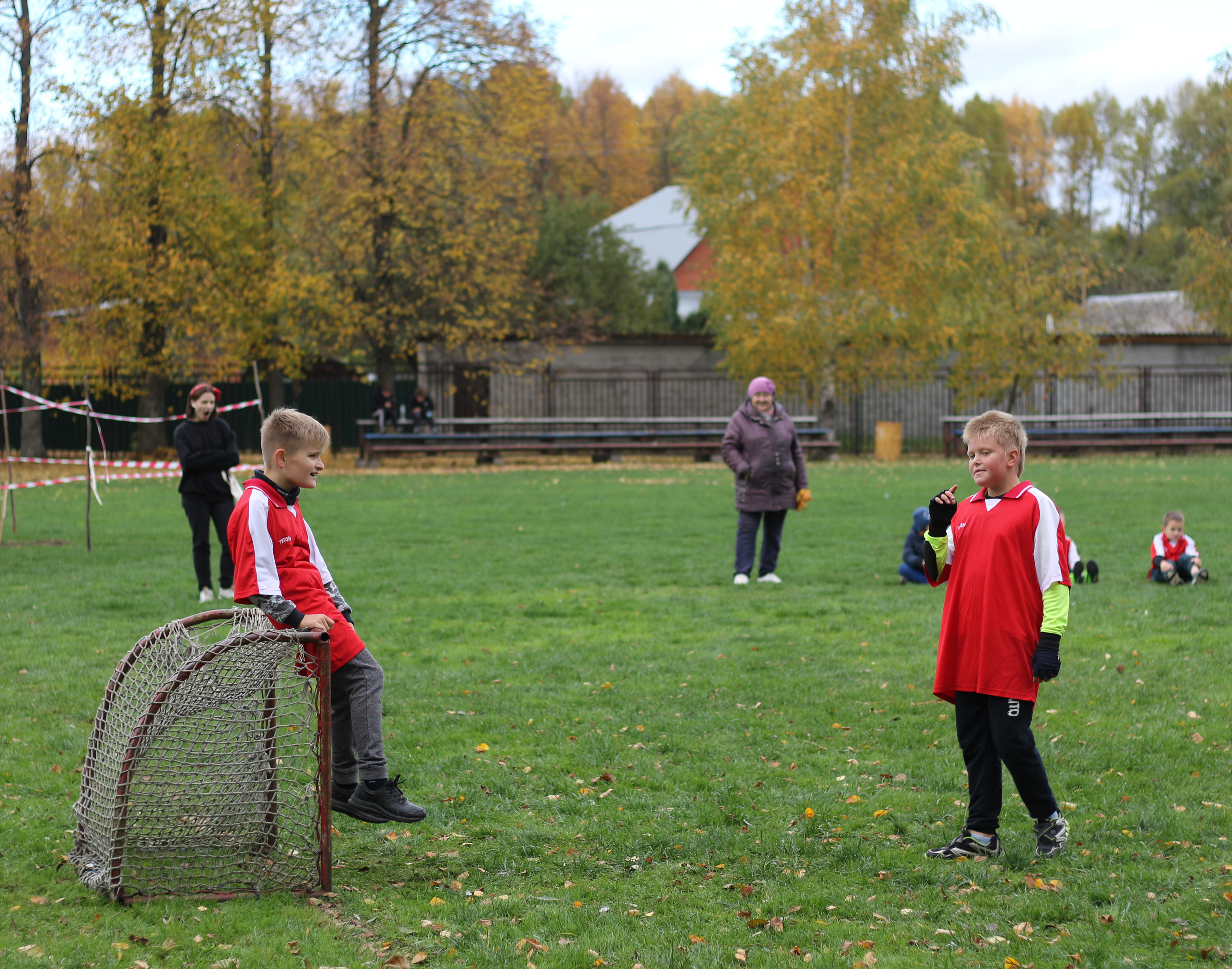 Футбольная встреча. Вознесенский храм села Барановское