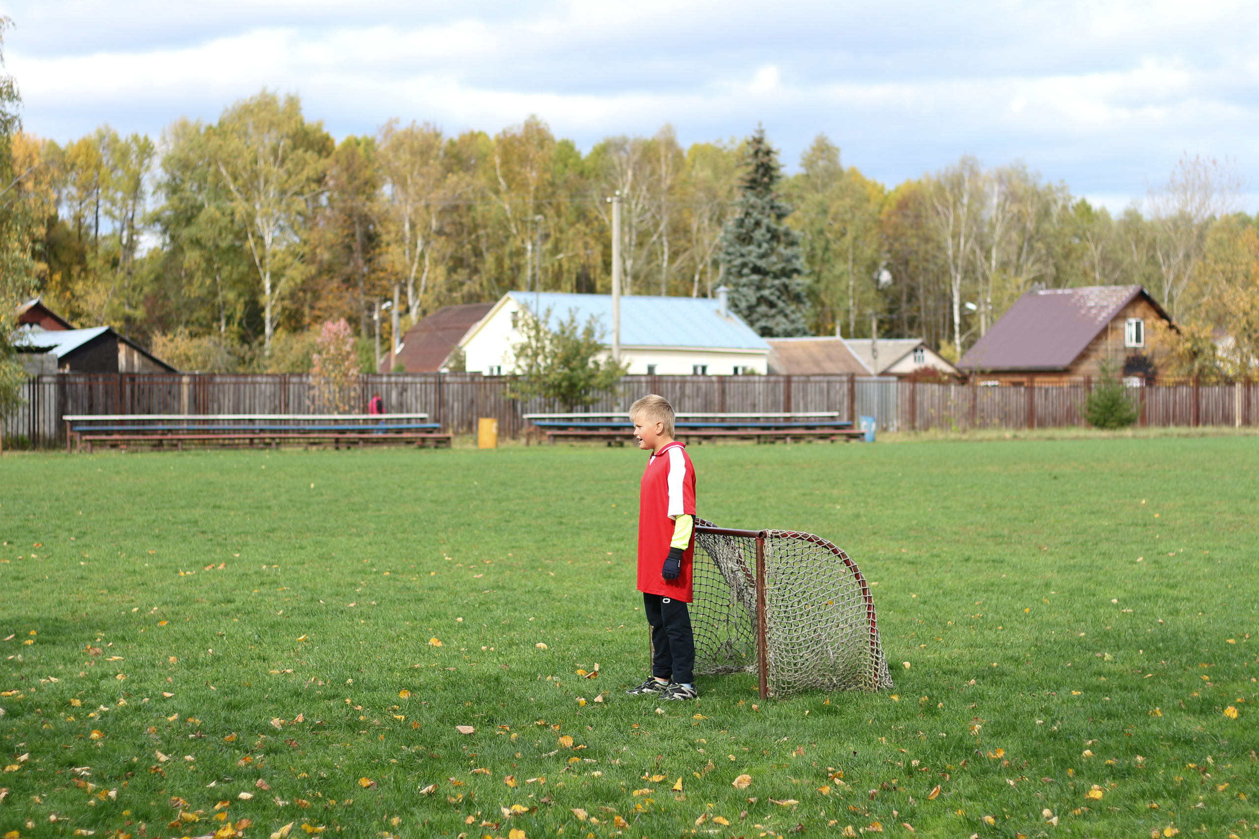 Футбольная встреча. Вознесенский храм села Барановское